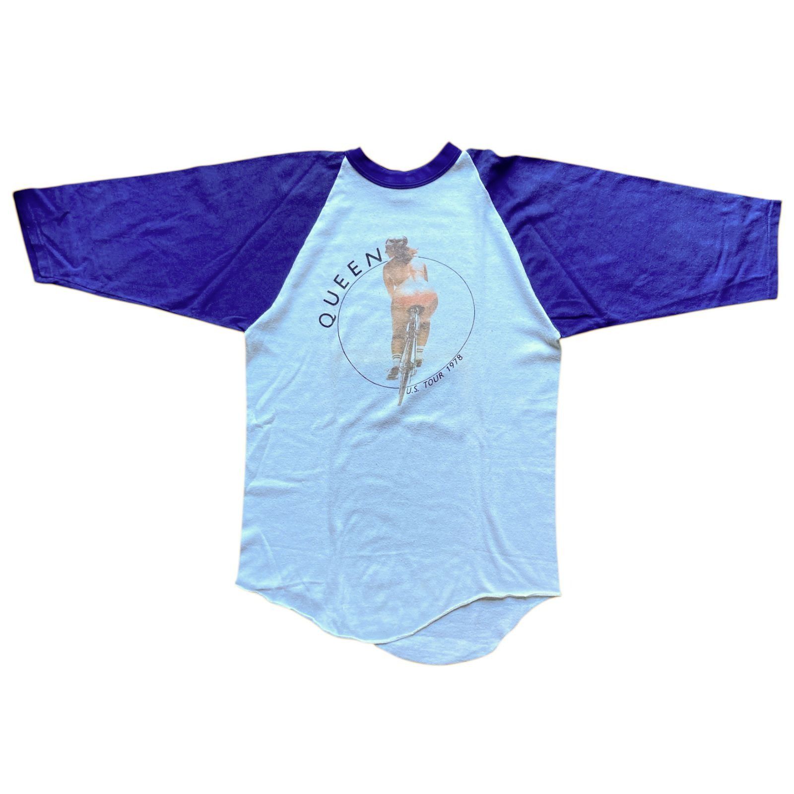 Salem Sportswear Vintage 1978 Queen US Tour Raglan Tee M 38-40 White & Purple Size US M / EU 48-50 / 2 - 8 Thumbnail