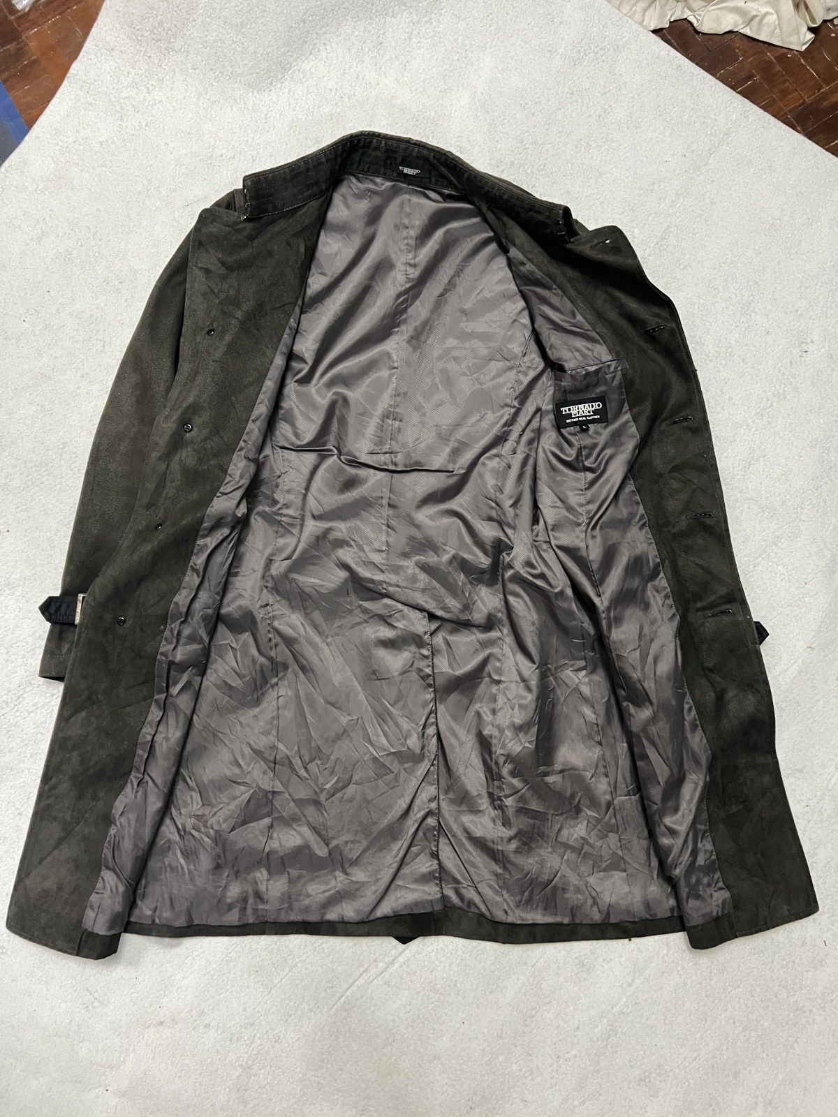 Tornado Mart 551. Tarnado Mart Trench Coat Size L / US 10 / IT 46 - 6 Thumbnail
