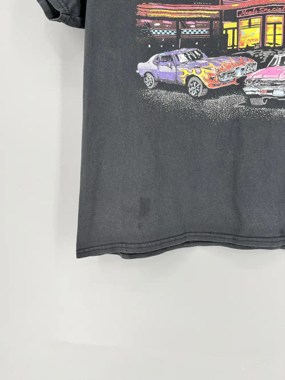 Vintage Vintage 2000 Y2K Black Hot Rod Racing Graphic Tee Fits Large Size US L / EU 52-54 / 3 - 3 Thumbnail