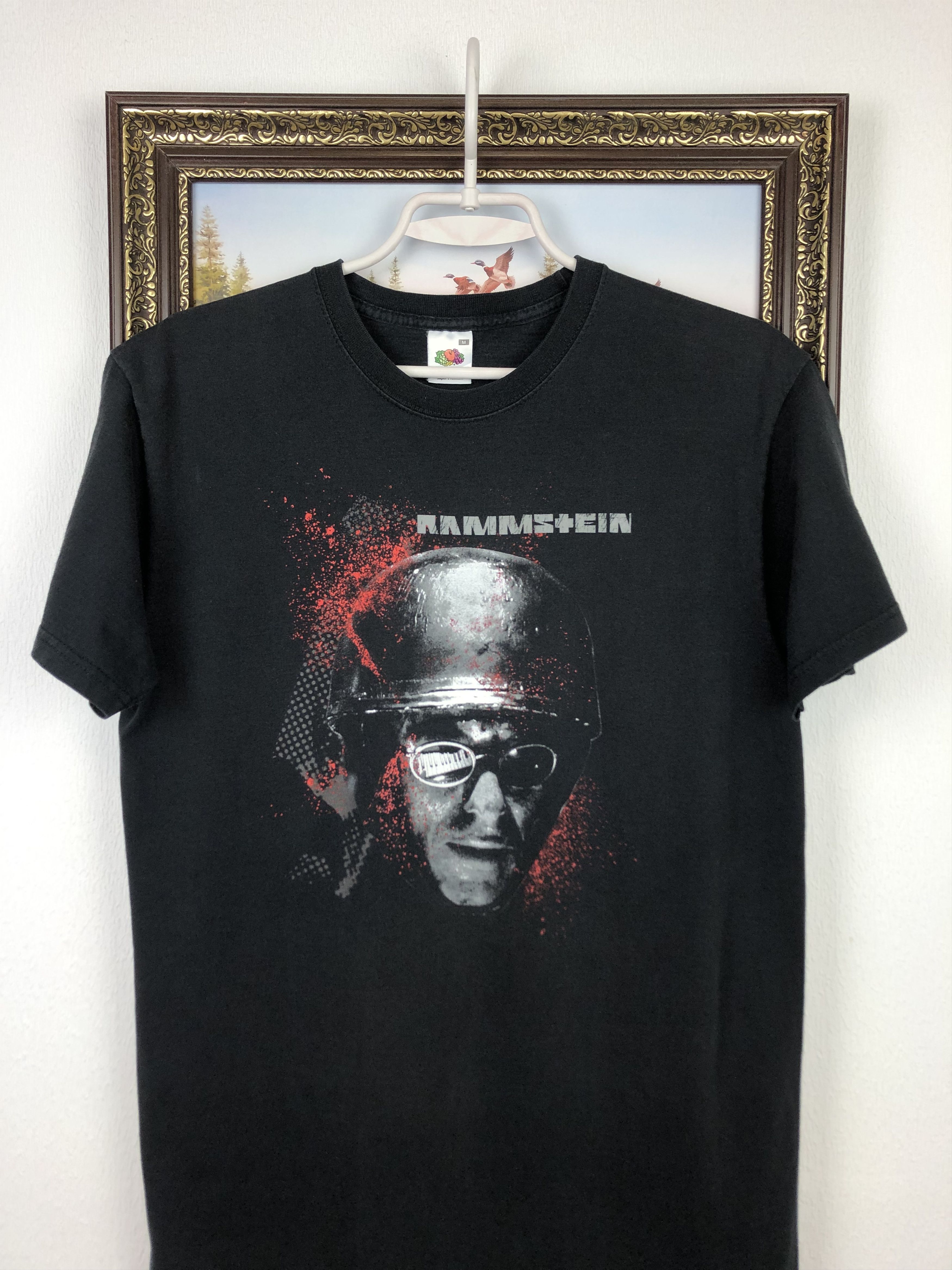 Band Tees Vintage Rammstein Band Shirt Over Print Tee Sex Liebe Black Size US M / EU 48-50 / 2 - 2 Thumbnail