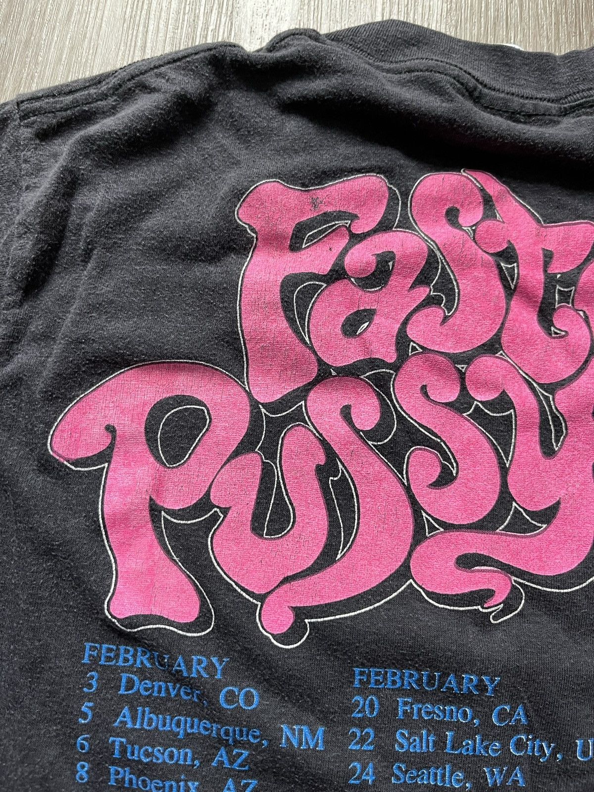 Vintage VERY RARE 1990 Faster Pussycat Tour T-Shirt Size US XS / EU 42 / 0 - 14 Thumbnail