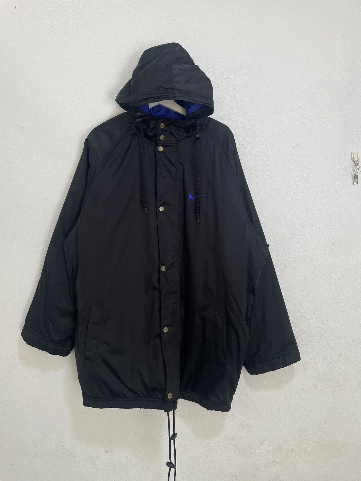 Nike × Vintage vintage nike embroidered logo hoodie jacket Size US L / EU 52-54 / 3 - 3 Thumbnail