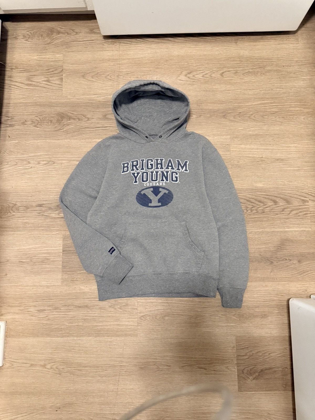 Jansport Heather grey Jansport BYU hoodie Size US S / EU 44-46 / 1 - 1 Thumbnail