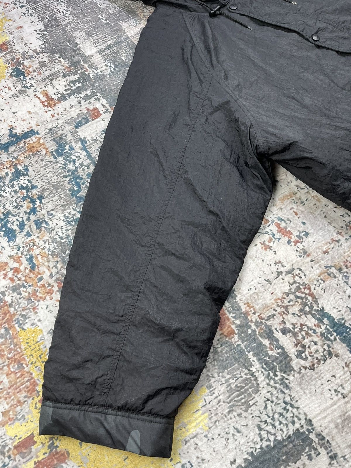 Nike Vtg 90s NIKE Big Swoosh Thick Quilted Coach Jacket Size US L / EU 52-54 / 3 - 5 Thumbnail
