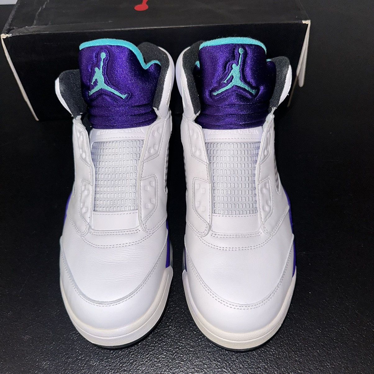 Jordan Brand Size 11.5 - Air Jordan 5 Grape Retro NRG Fresh Prince New Size US 11.5 / EU 44-45 - 4 Thumbnail