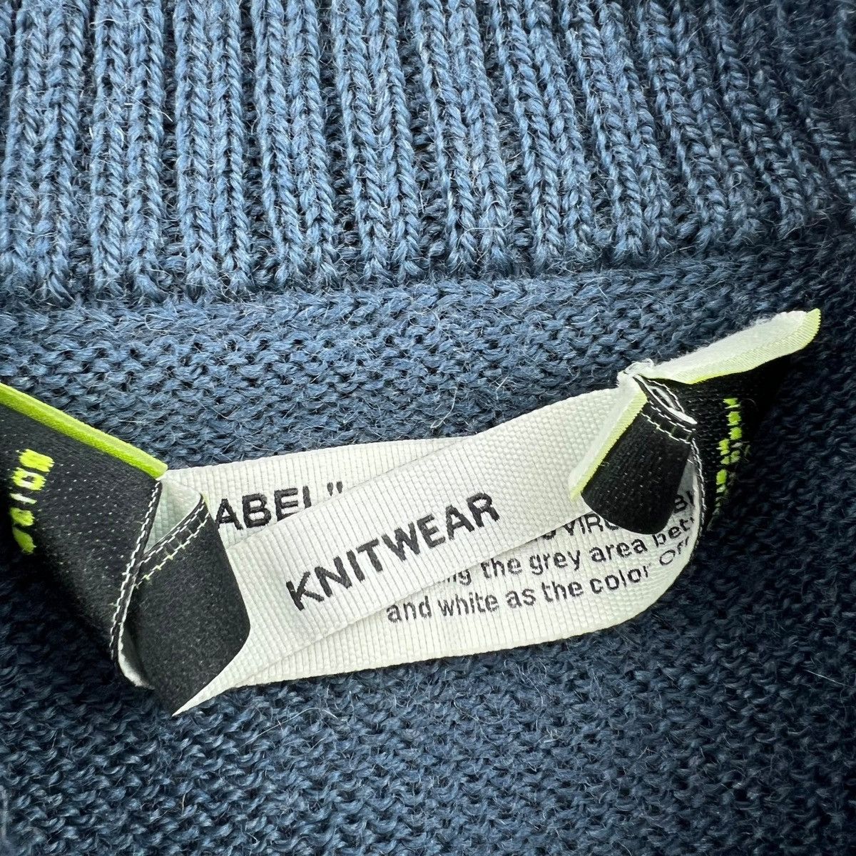 Off-White Off-White Distressed Sweater Size US M / EU 48-50 / 2 - 4 Thumbnail