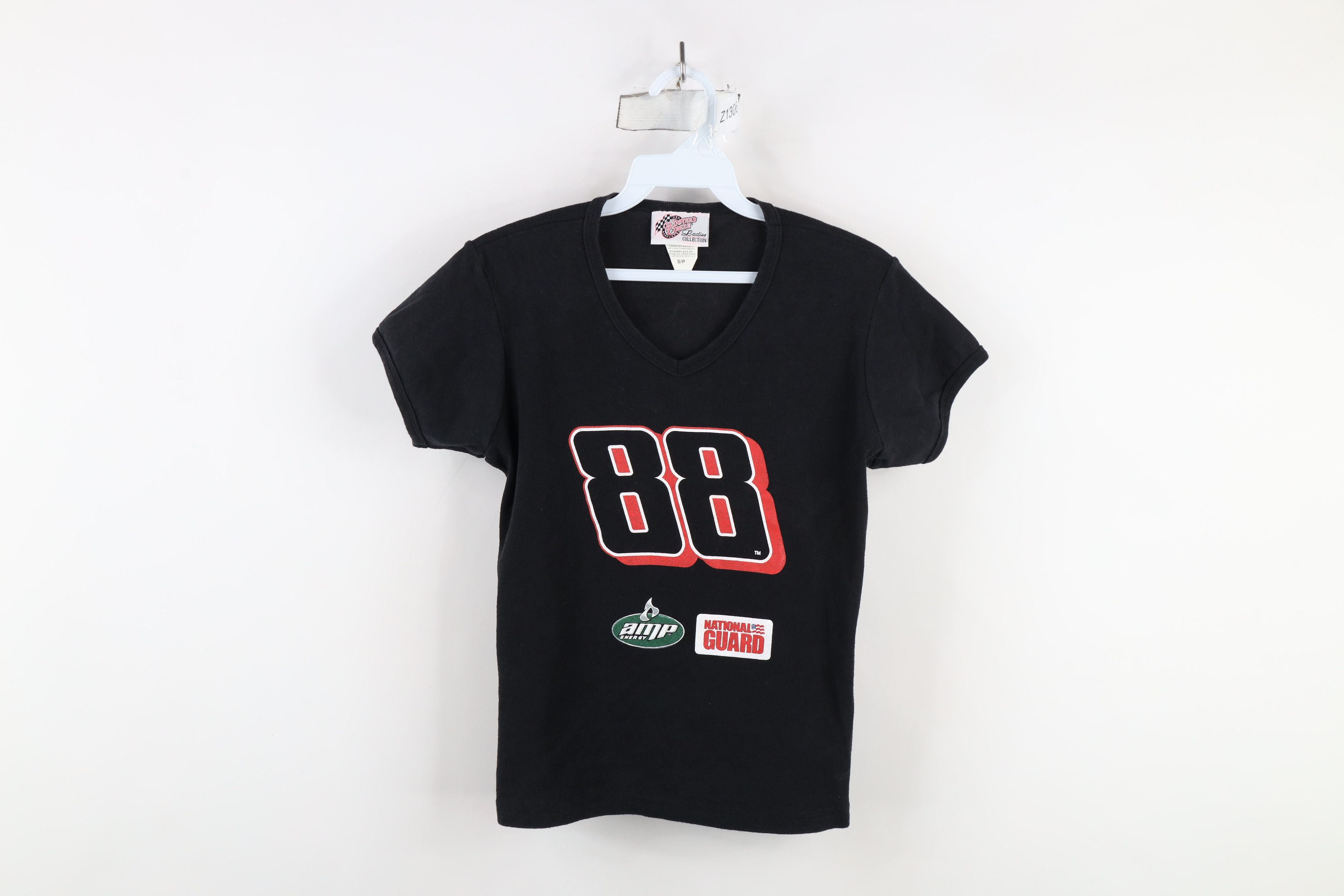 Vintage Vintage Y2K NASCAR Dale Earnhardt Jr Ribbed Knit T-Shirt Size S / US 4 / IT 40 - 1 Thumbnail