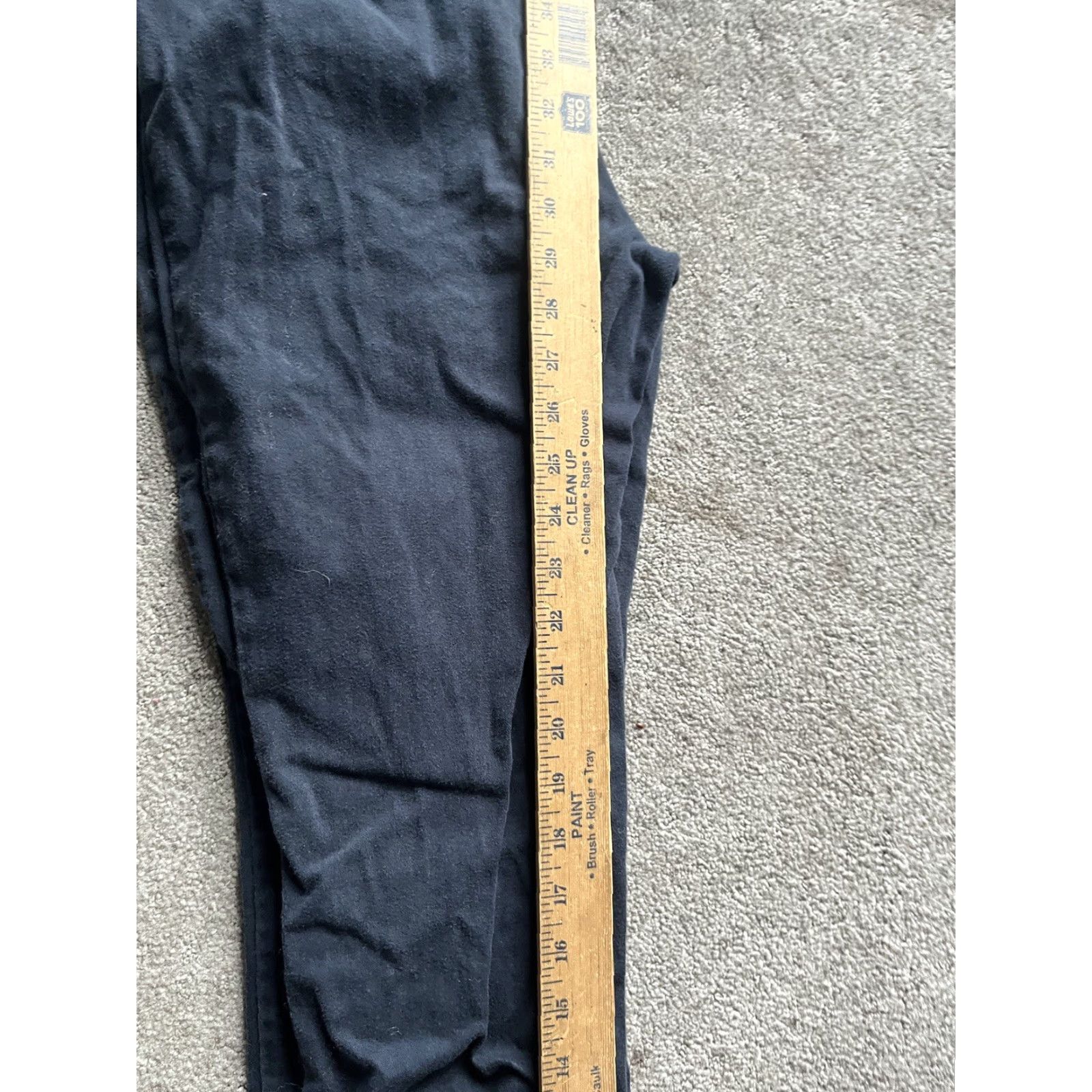 Dickies Dickies Women Pants Skinny Navy Blue 7 Regular Juniors Slim Flat Front Zipper Solid Cotton Spandex 28in Inseam - Casual Travel Office Womens Size 28" / US 6 / IT 42 - 7 Thumbnail
