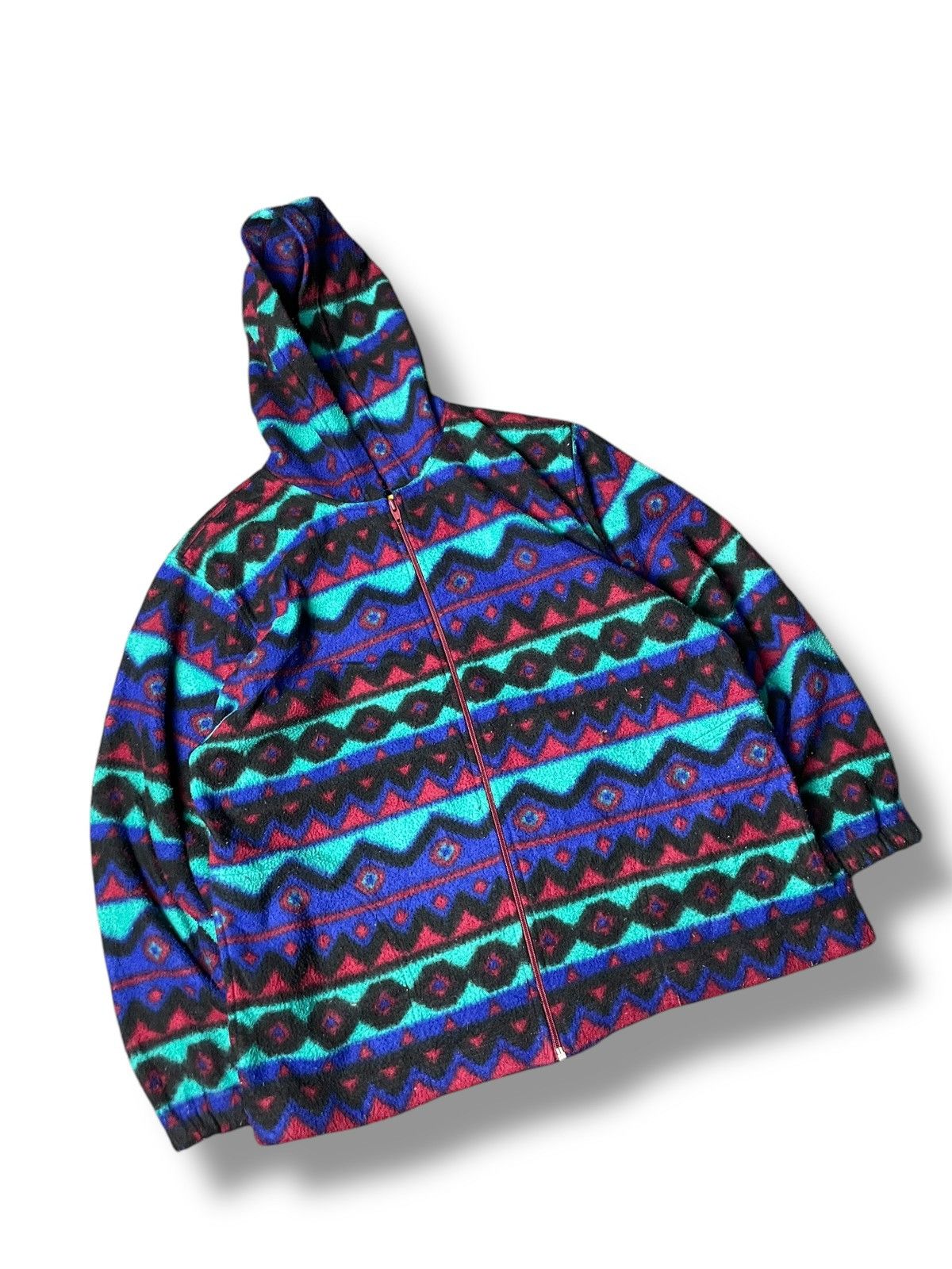 Japanese Brand × Vintage Eptemete Sports Pop Art Hooded Fleece Jacket (82) Size US S / EU 44-46 / 1 - 5 Thumbnail