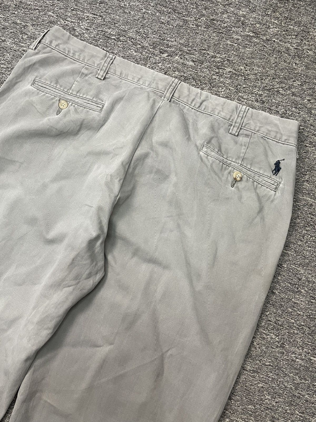 Polo Ralph Lauren Vintage Polo Ralph Lauren Chino Pants Trousers Grey Size 36 Size US 36 / EU 52 - 4 Thumbnail