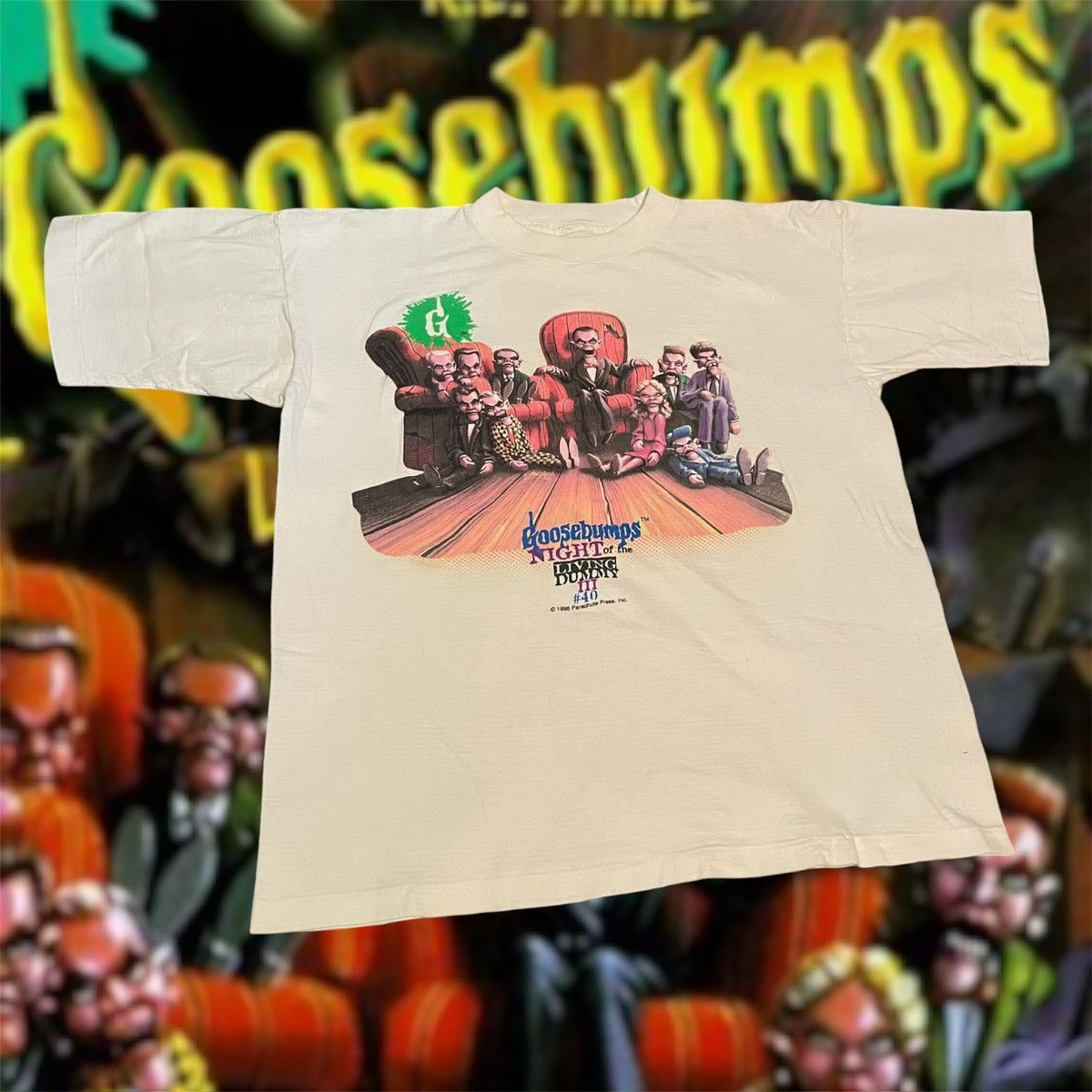 Vintage Vintage 1996 Goosebumps Night Of The Living Dummy 3 Tee Size US S / EU 44-46 / 1 - 1 Thumbnail