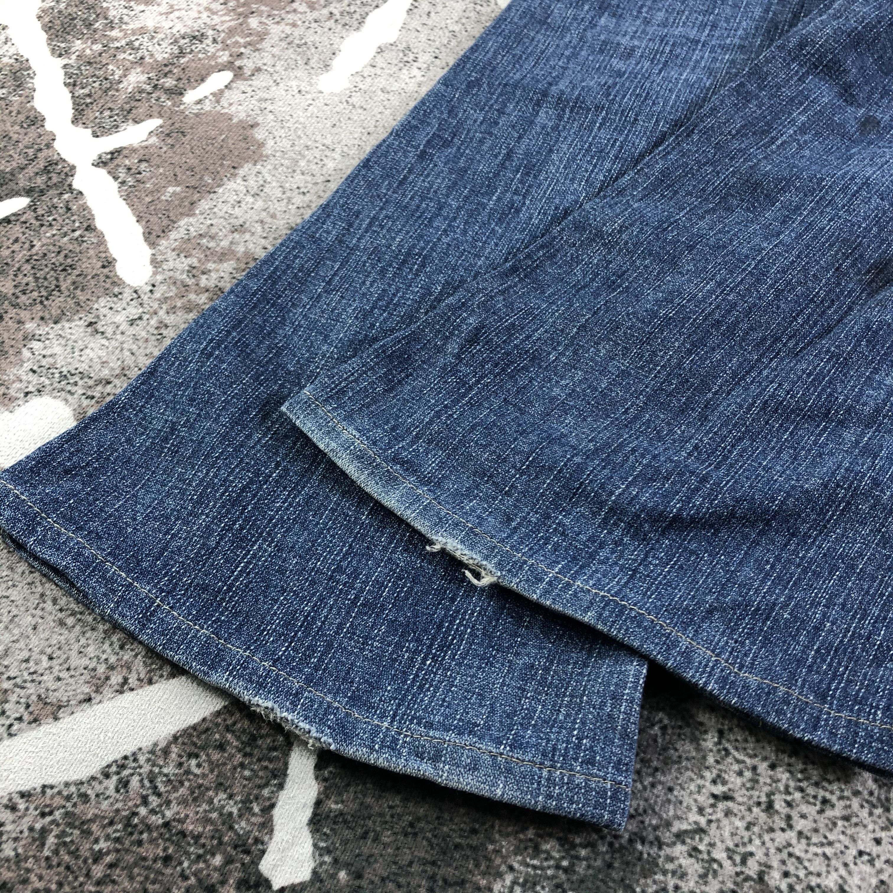 Japanese Brand Brappers Bush Pants Jeans Flare denim KJ1520 Size 29" - 6 Thumbnail