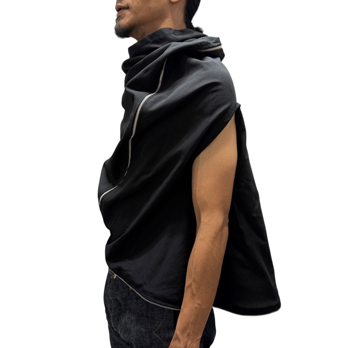 Comme des Garcons AD1991 Comme Des Garcons Diagonsl Zipper Asymmetric Jacket Size S / US 4 / IT 40 - 3 Thumbnail