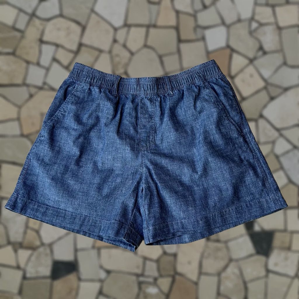 Polo Ralph Lauren Polo Ralph Lauren Chambray Shorts 5” Inseam Women’s Medium Chambray Logo Belted Blue Solid 31-33 Waist Regular Women Size 32" / US 10 / IT 46 - 1 Thumbnail