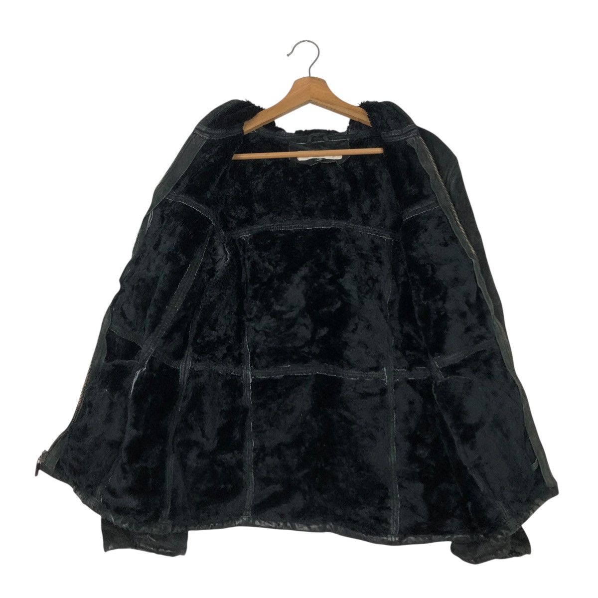 Japanese Brand 🔥VINTAGE LEATHER JACKET FUR BLANKET MAURICES ISSEY MIYAKE Size US M / EU 48-50 / 2 - 17 Thumbnail
