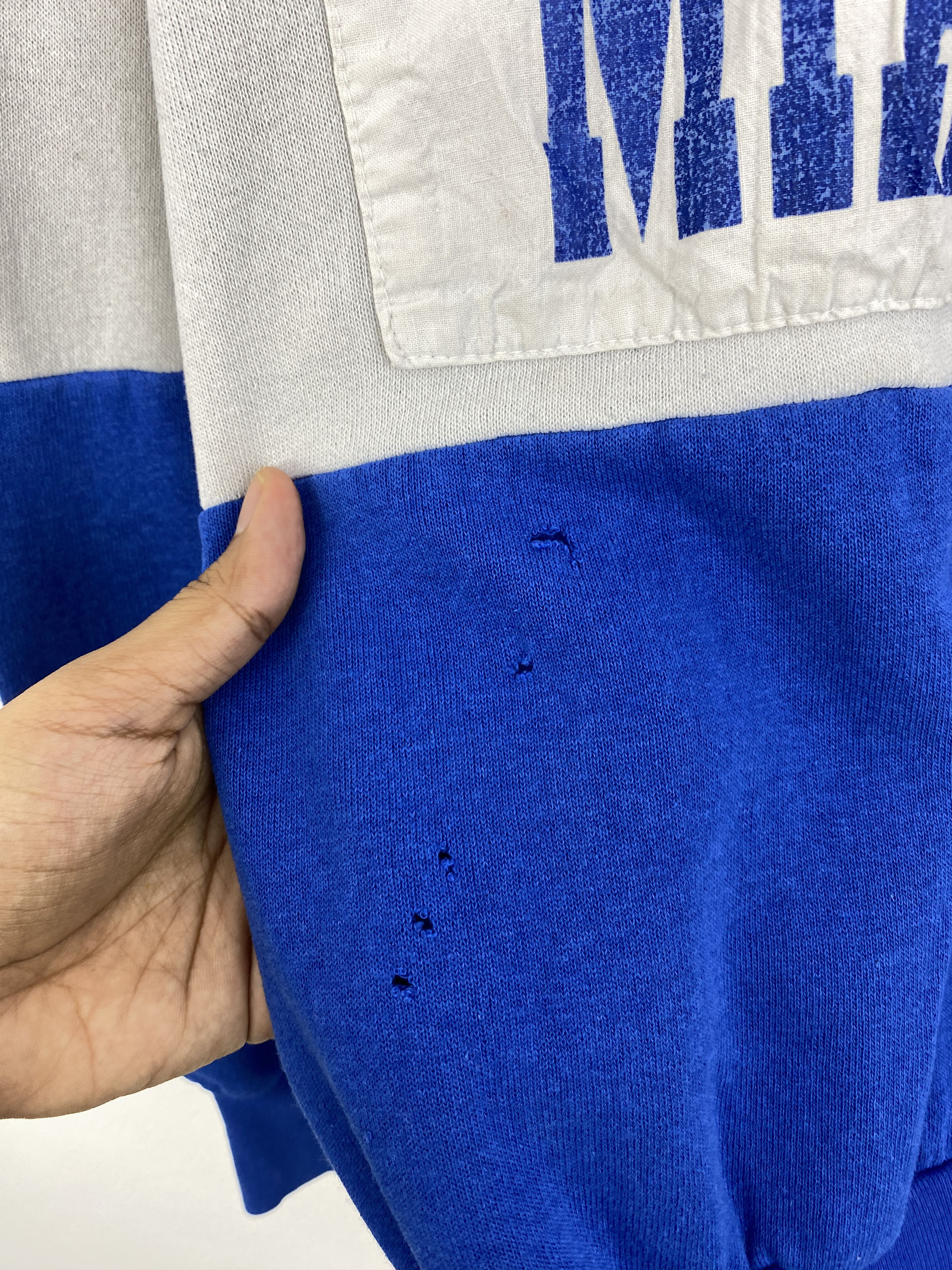 Nutmeg × Vintage Vintage 90s Nutmeg Miamisburg Spellout Sweatshirt SH0036 Size US XL / EU 56 / 4 - 9 Thumbnail