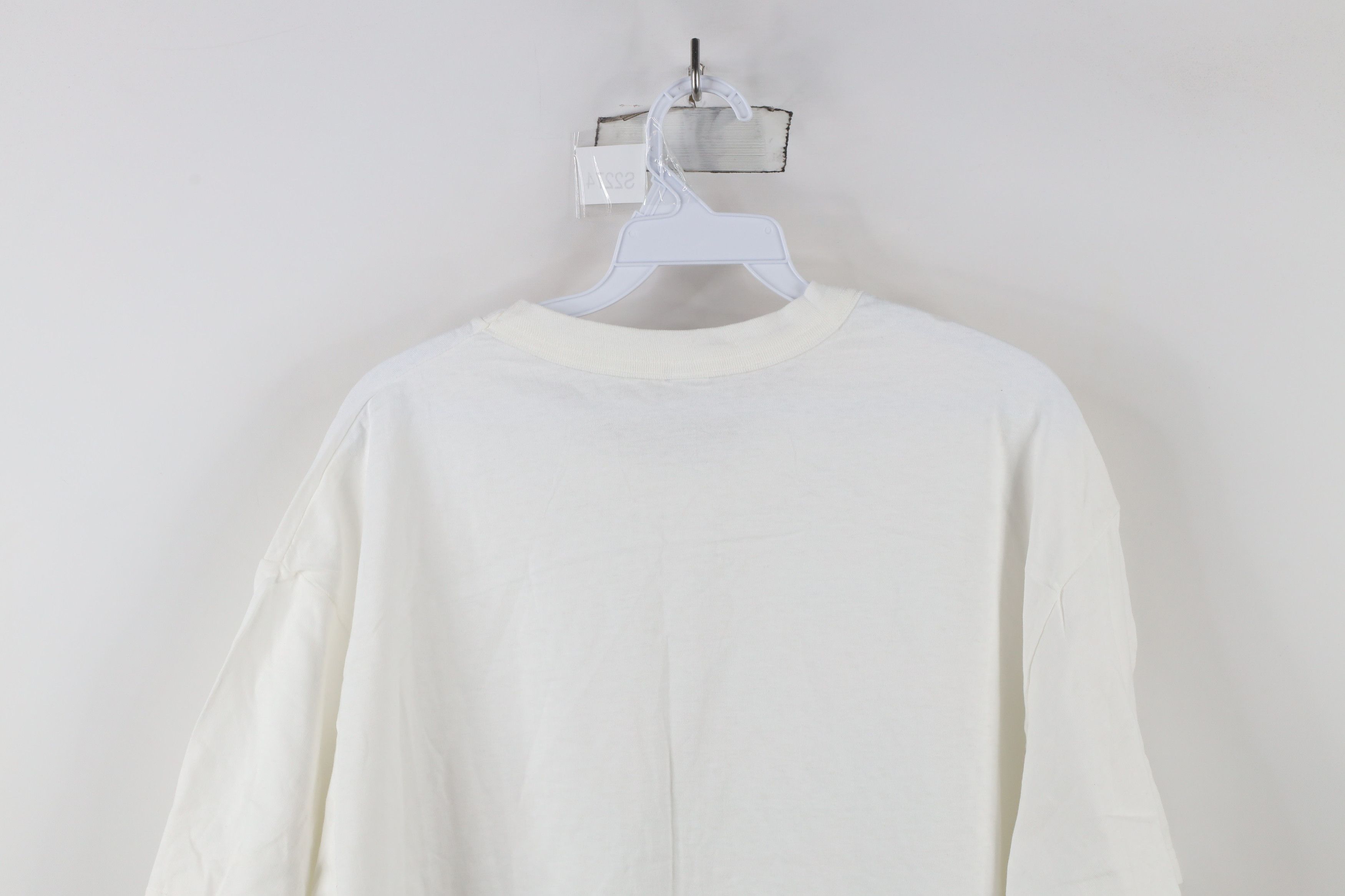 Vintage Vintage 90s Streetwear Cotton Short Sleeve T-Shirt White Size US XL / EU 56 / 4 - 6 Thumbnail