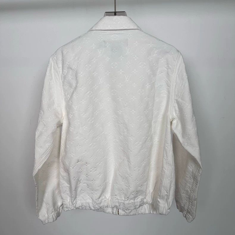 Louis Vuitton Louis Vuitton White full print jacket Size XXS / US 00 / IT 34 - 2 Thumbnail