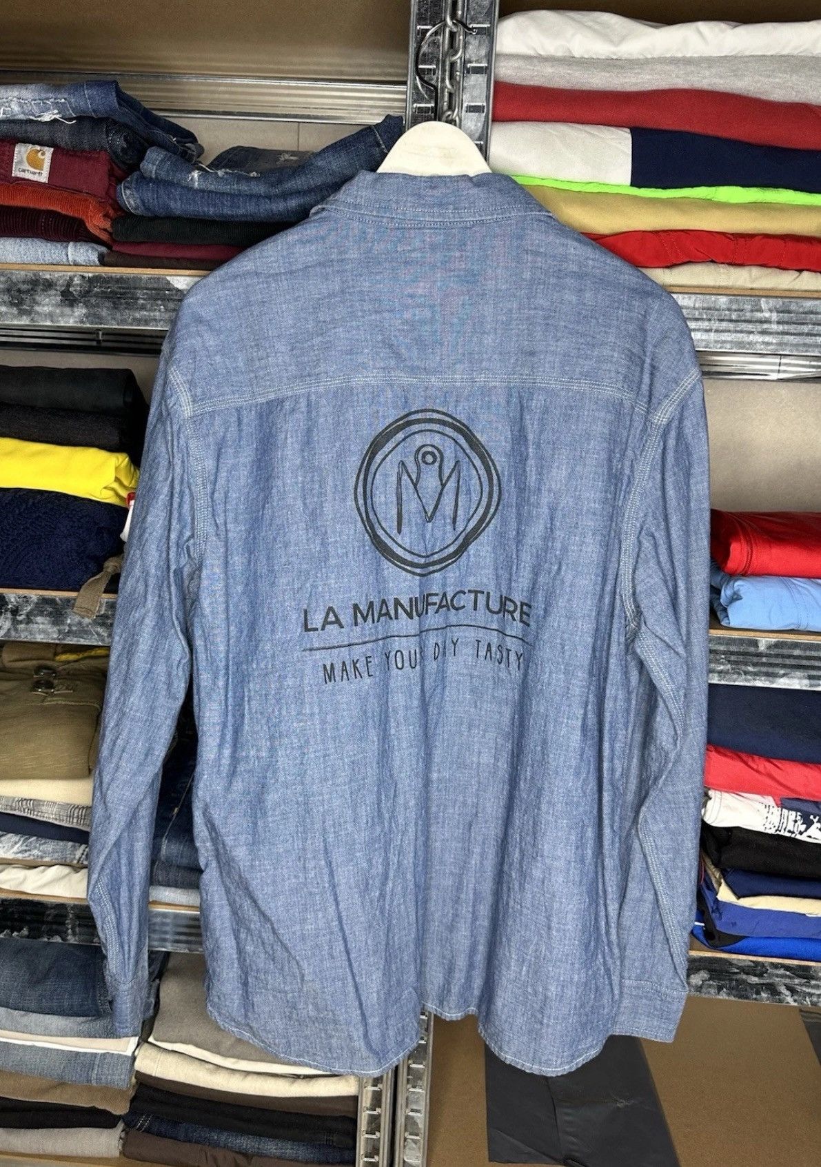 Carhartt Carhartt La Manufacture Jeans Denim Shirt Size US XL / EU 56 / 4 - 2 Thumbnail