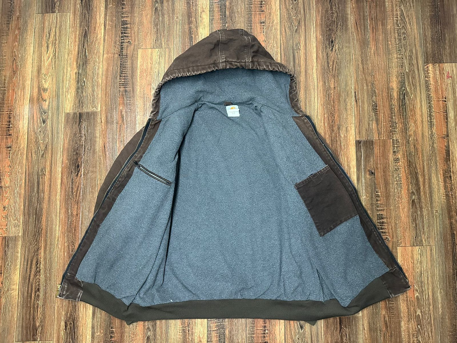Carhartt × Vintage Vintage 90's Carhartt jacket Faded Carhartt Active Jacket Size US XL / EU 56 / 4 - 4 Thumbnail