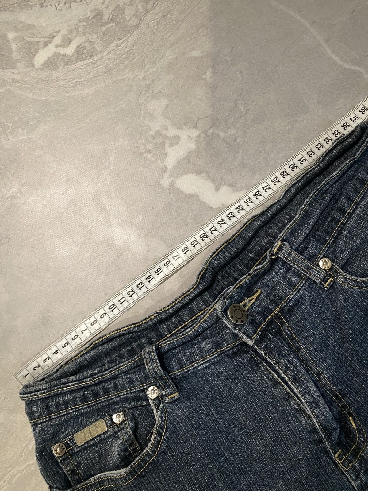 Japanese Brand Gothic Flared Dark Japanese Grunge Jean 90s Size US 30 / EU 46 - 7 Thumbnail