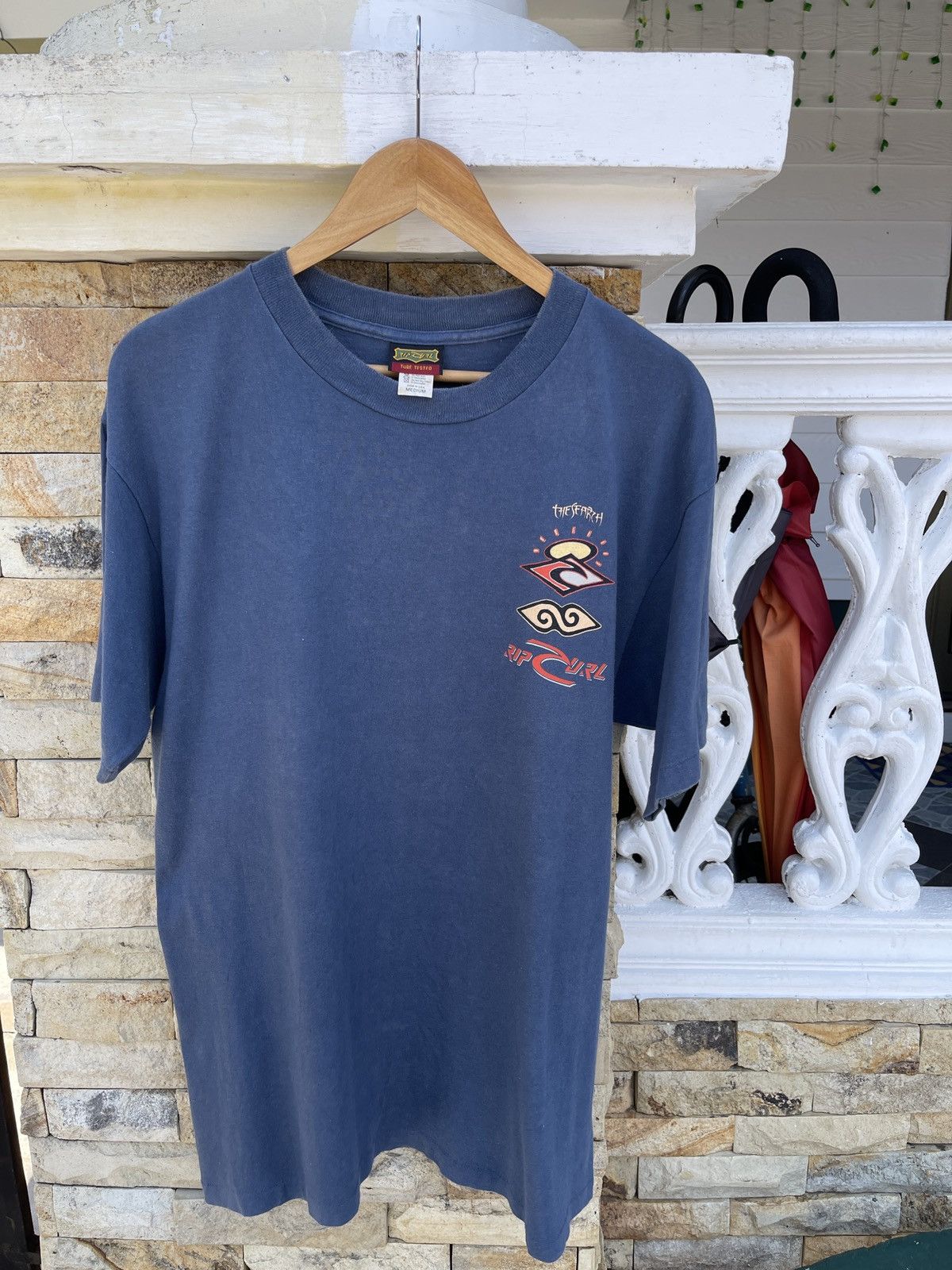 Ripcurl Rare🔥Vintage 90s FADED Ripcurl Surfing Tee Size US L / EU 52-54 / 3 - 2 Thumbnail