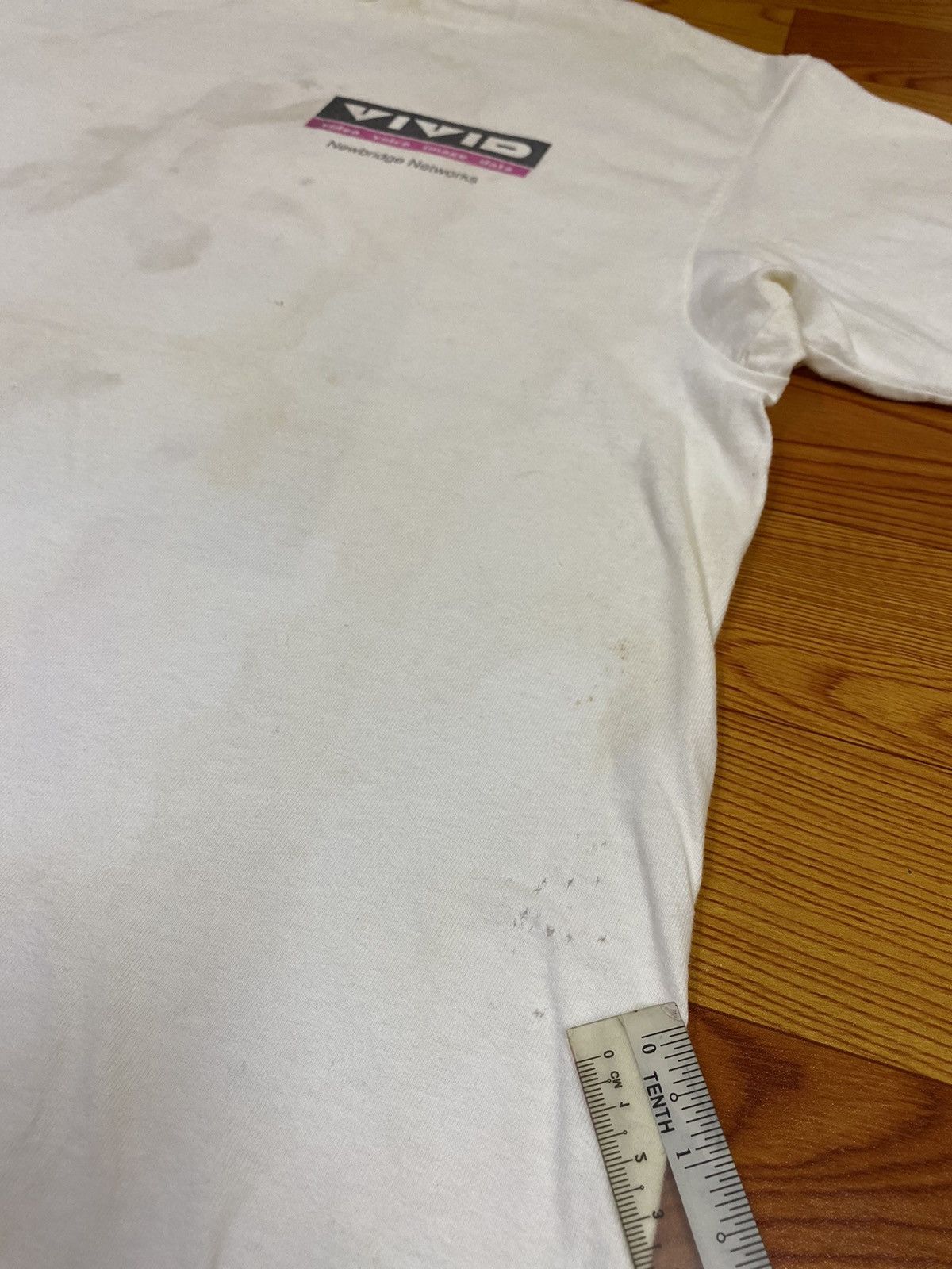 Hanes × Vintage Vintage Vivid Atm Lan Tee Size US XL / EU 56 / 4 - 4 Thumbnail