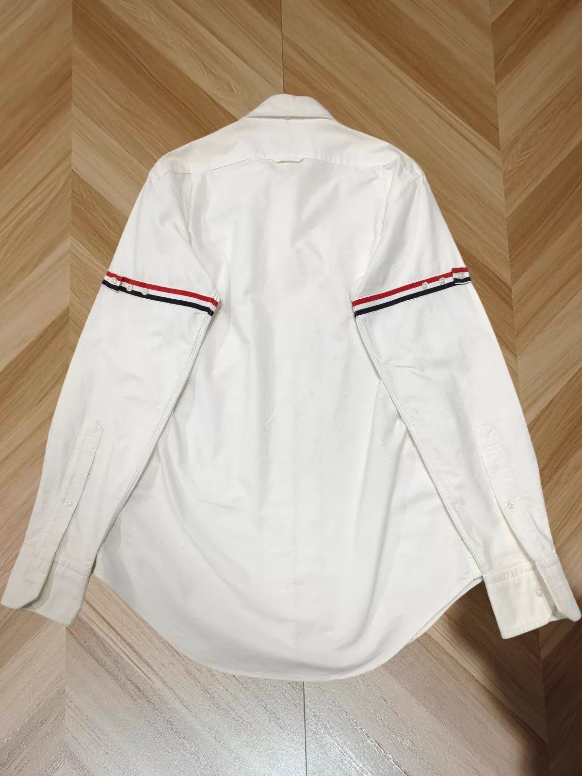 Thom Browne Thom Browne Double Cuff Tabs Oxford Cloth Shirt 2 99 New Size US M / EU 48-50 / 2 - 3 Thumbnail