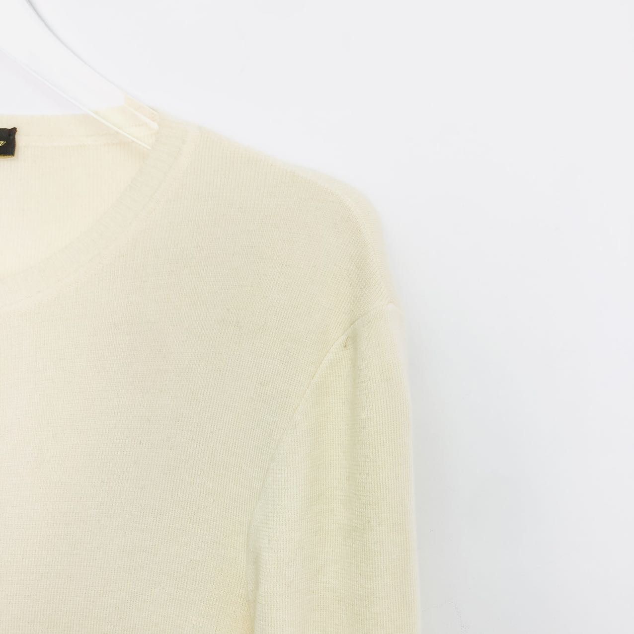 Loro Piana Loro Piana Loose Irregular Long Sleeve Knit Sweater K26WX Size M / US 6-8 / IT 42-44 - 3 Thumbnail