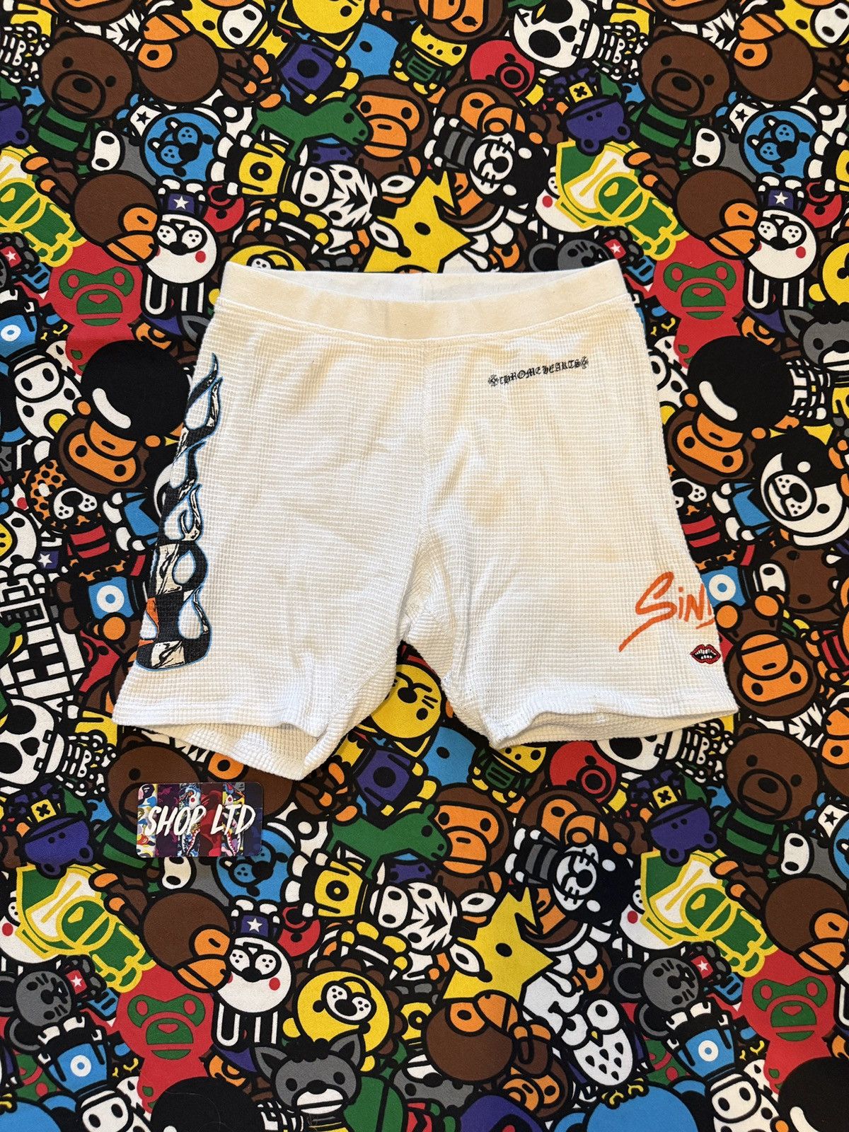 Chrome Hearts Chrome Hearts Womens Matty Boy Sinister Thermal Shorts Size 28" / US 6 / IT 42 - 1 Thumbnail