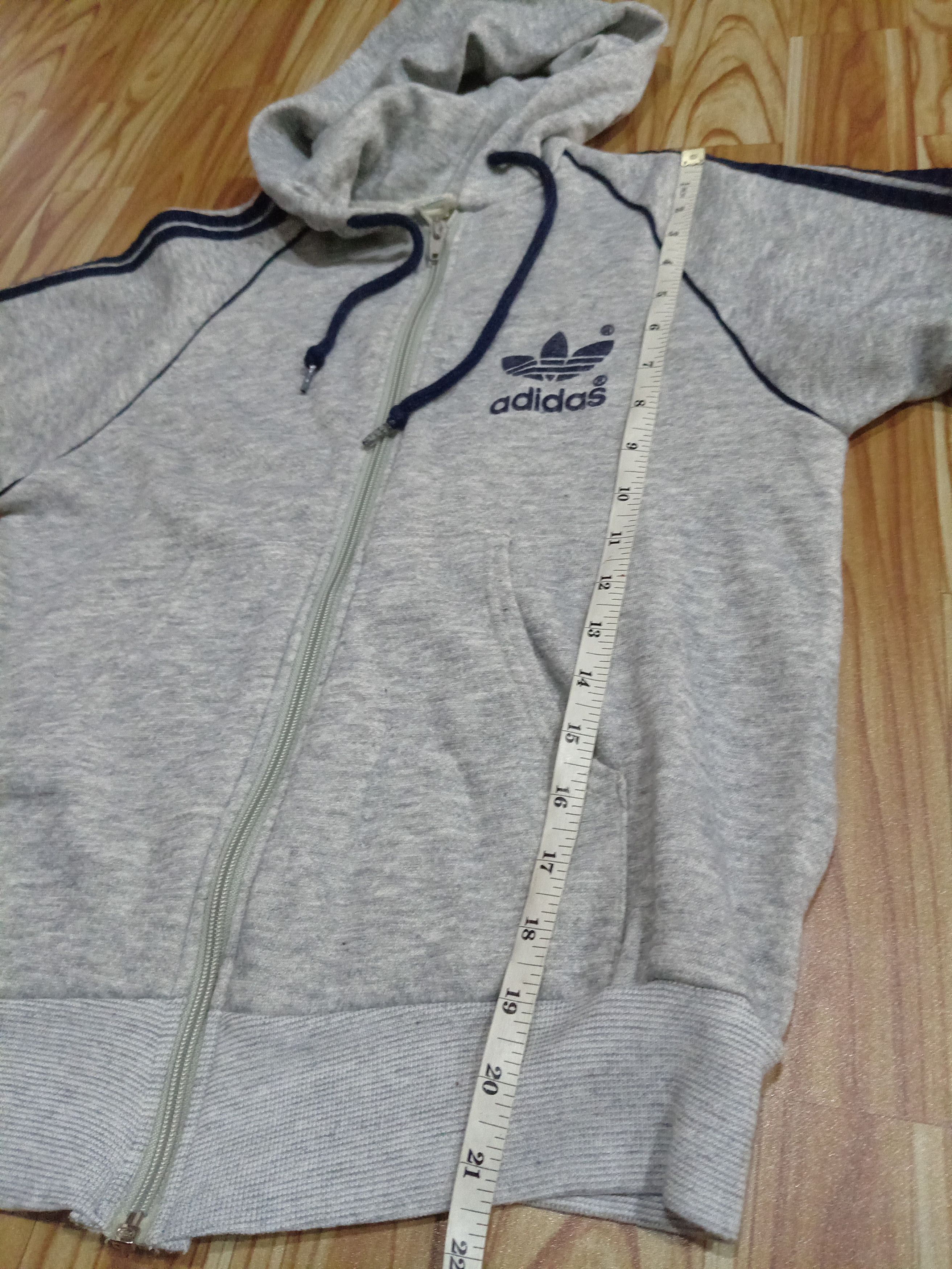 Adidas × Vintage Rare Adidas Trefoil USA hoodie sweatshirt Size US S / EU 44-46 / 1 - 6 Thumbnail