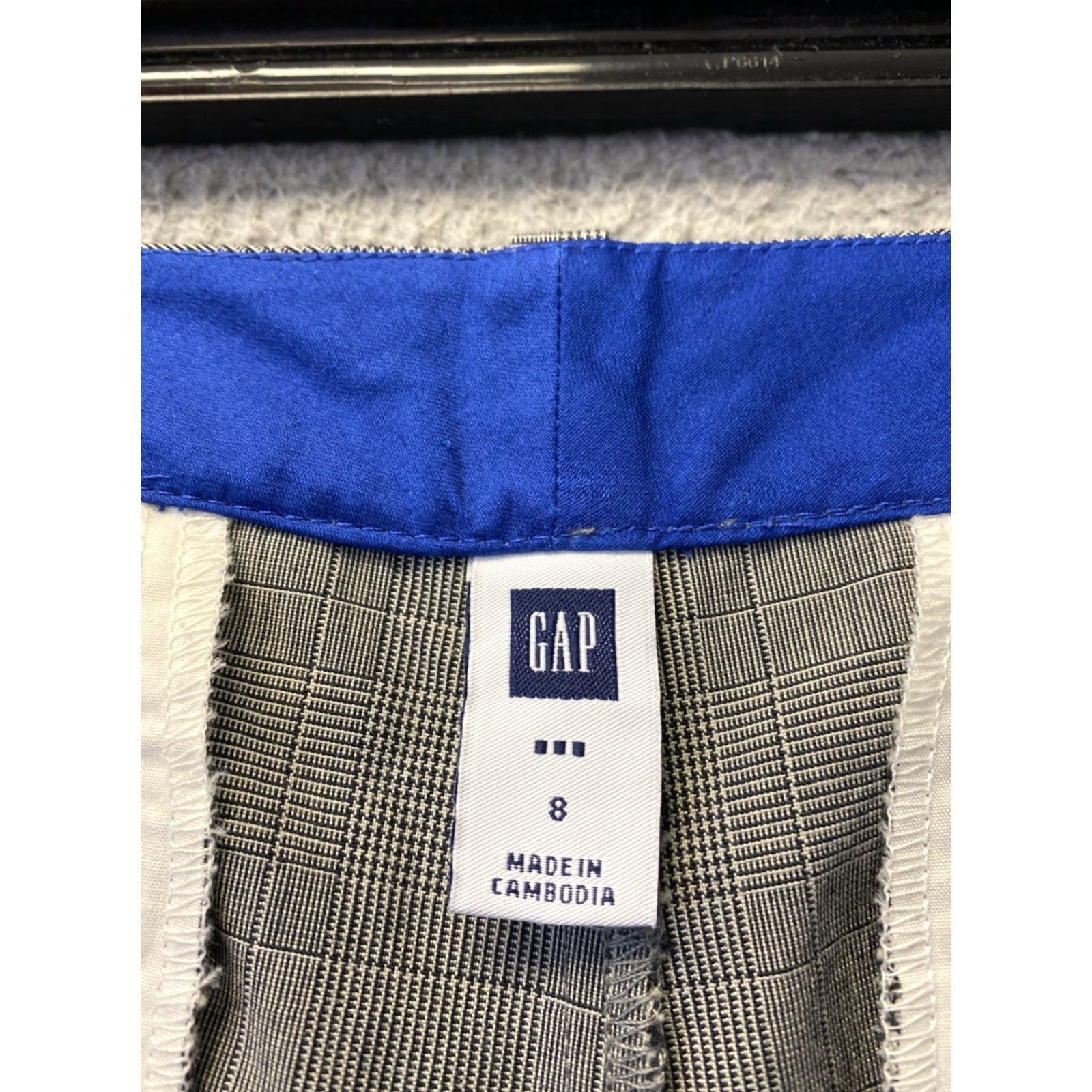 Gap Gap gray Capri pants size 8 pockets Cotton Glenn Plaid /160-20 Size 30" / US 8 / IT 44 - 7 Thumbnail