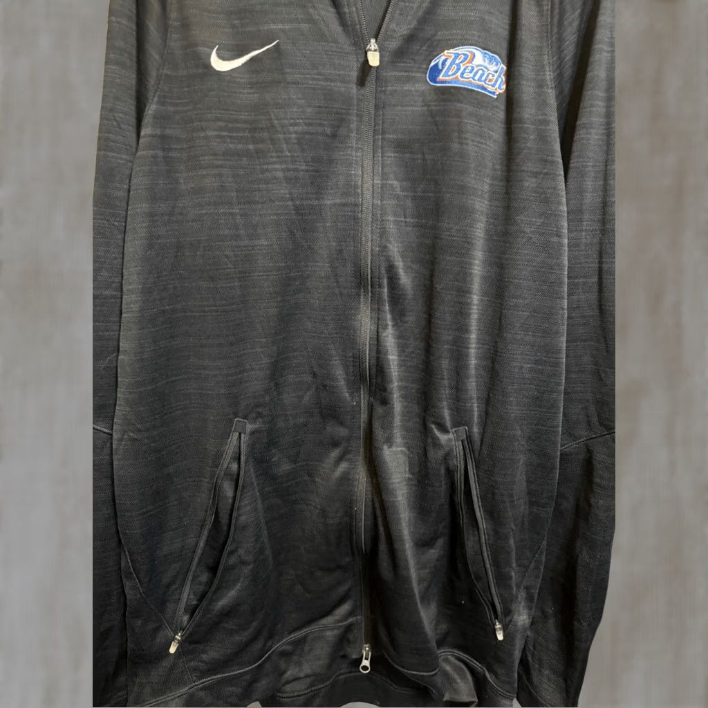 Nike Nike Dri-FIT Lightweight Long Sleeve Full Zip Jacket XLT Men Black Size US XL / EU 56 / 4 - 1 Thumbnail