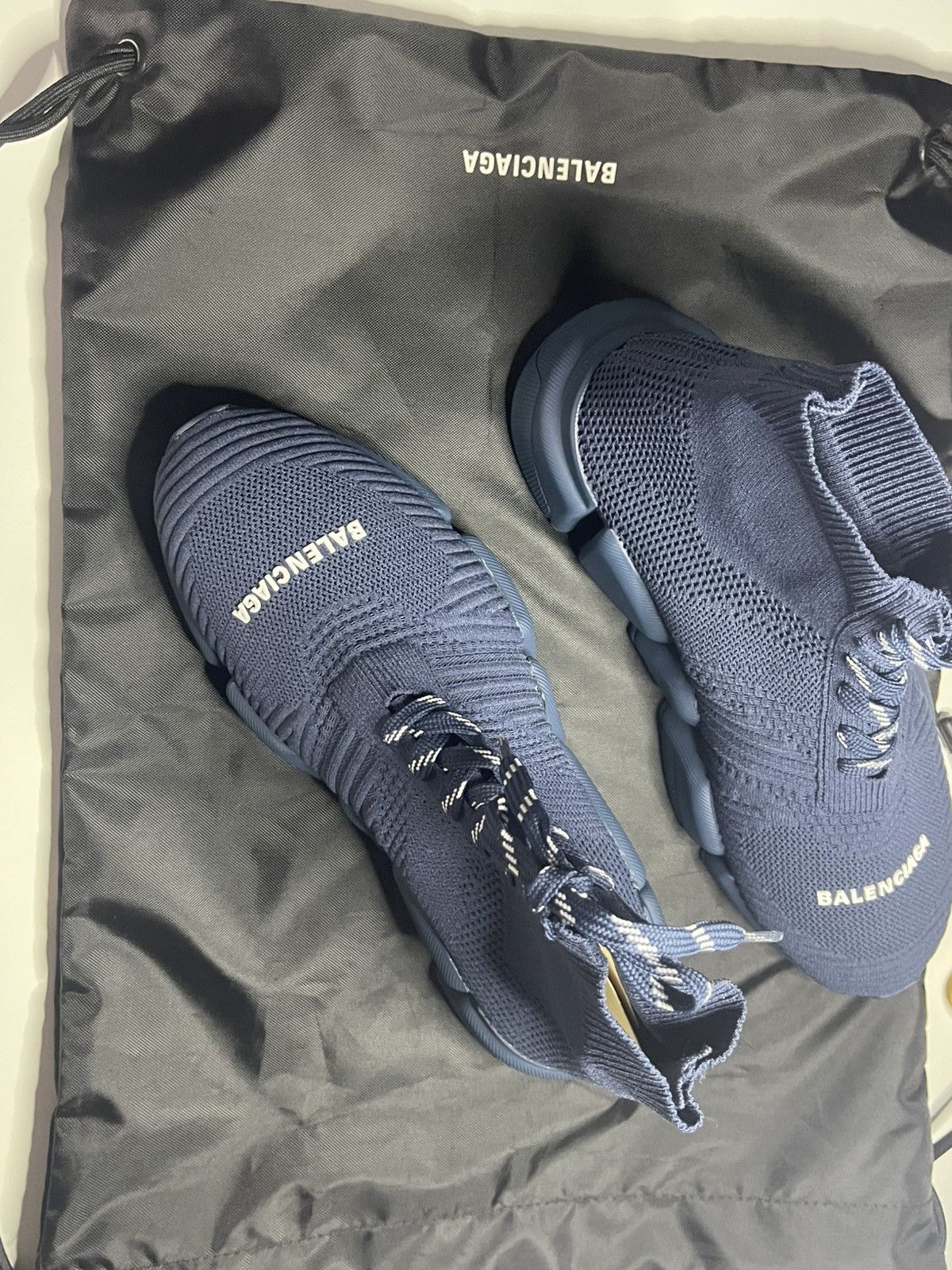 Balenciaga Balenciaga Speed 2.0 Lace-Up Blue Size 40 New Box & Dustbag Size US 7 / EU 40 - 10 Thumbnail