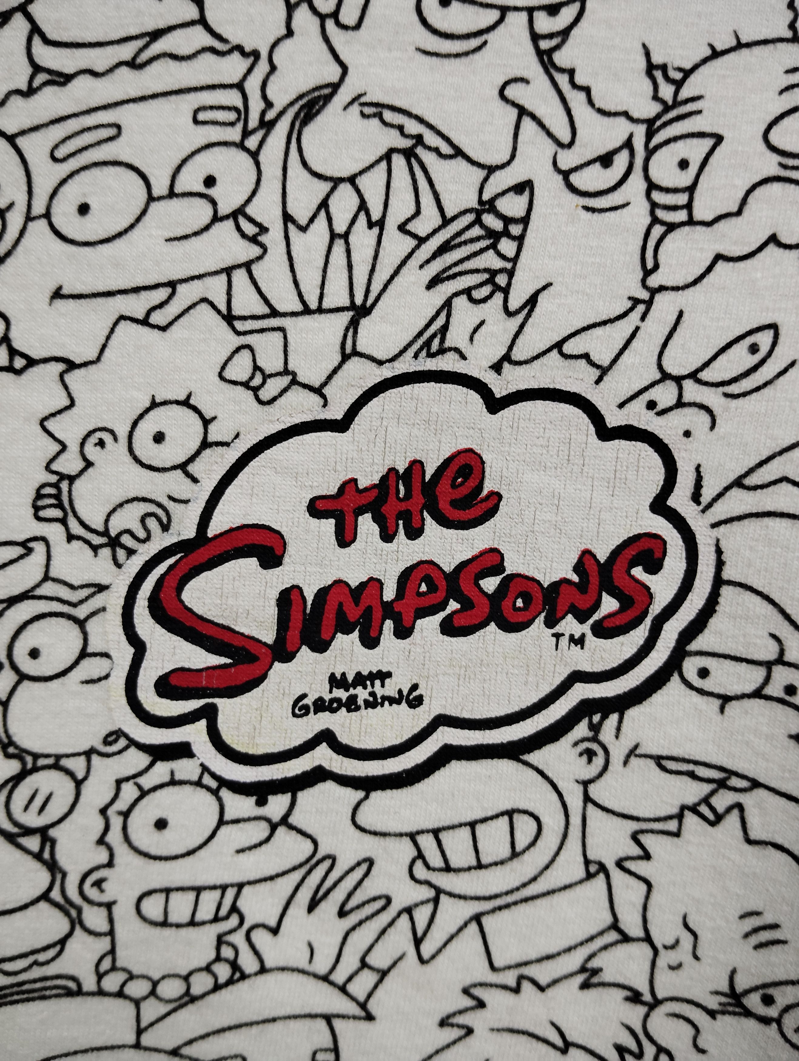 Cartoon Network × The Simpsons BART SIMPSONS BIG PRINT WITH FULL CHARACTERS Size US S / EU 44-46 / 1 - 7 Thumbnail