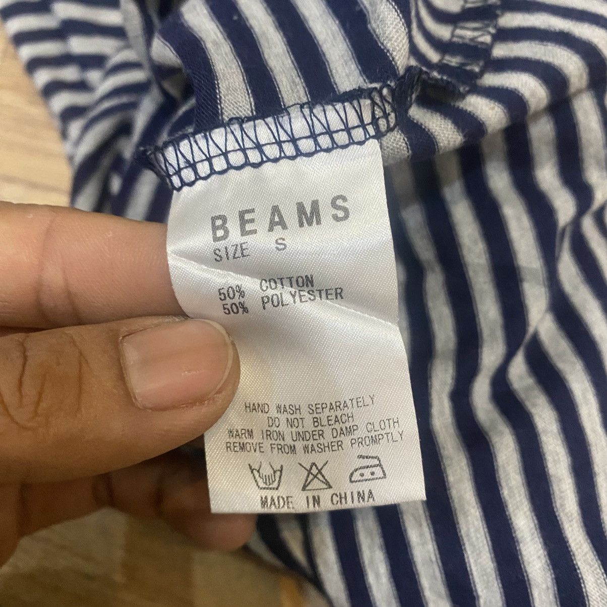 Beams Plus 2000s Beams Stripe Stripe Long Sleeve T-Shirt Size US S / EU 44-46 / 1 - 8 Thumbnail