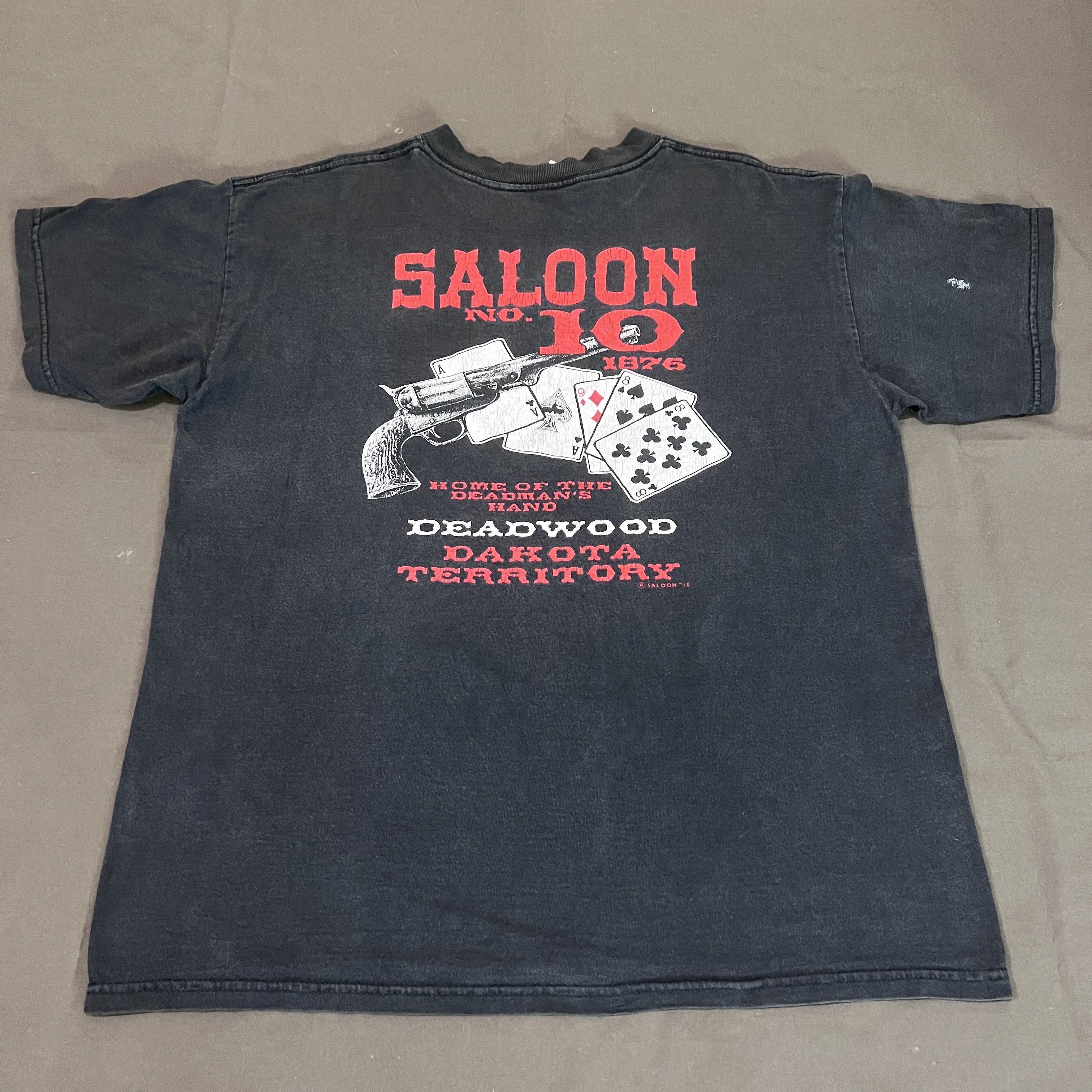 Vintage Vintage Y2K Saloon No 10 Deadwood Dakota Promo Tee Faded Gun Size US L / EU 52-54 / 3 - 2 Thumbnail