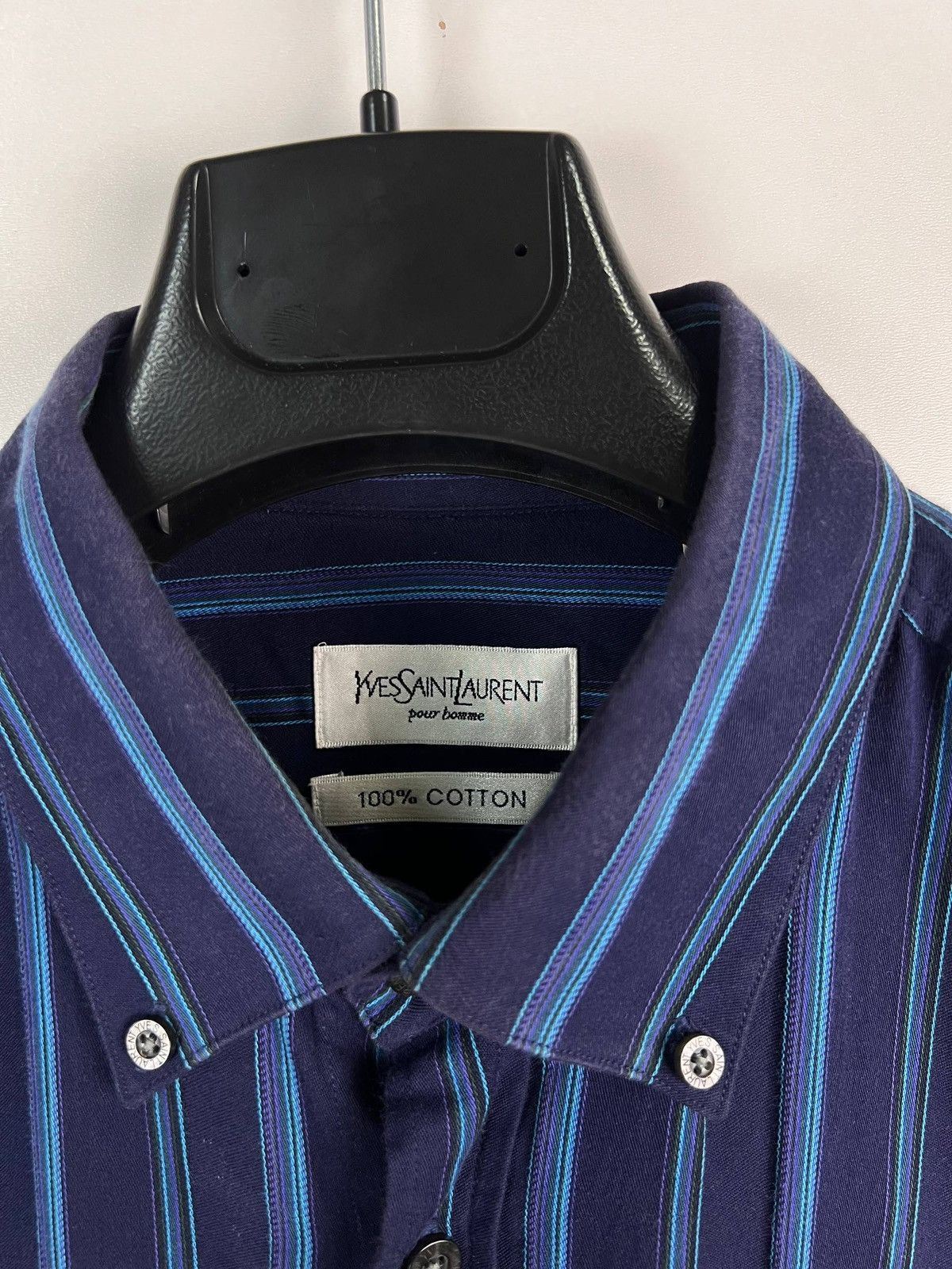 Yves Saint Laurent Yves Saint Laurent vintage shirt size XL Size US XL / EU 56 / 4 - 3 Thumbnail