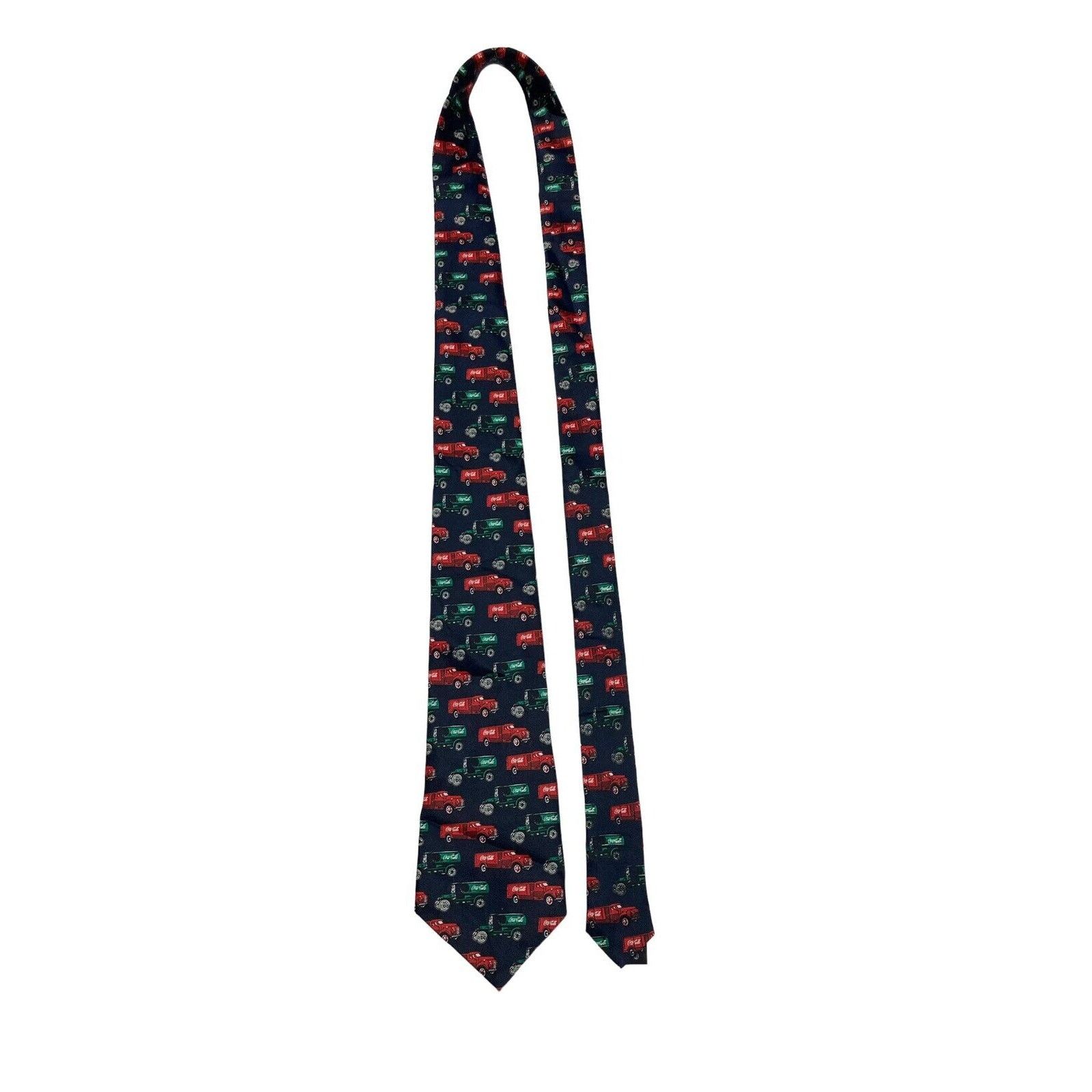 Other Rare Coca Cola Delivery Trucks Vintage Novelty Necktie Size ONE SIZE - 2 Thumbnail