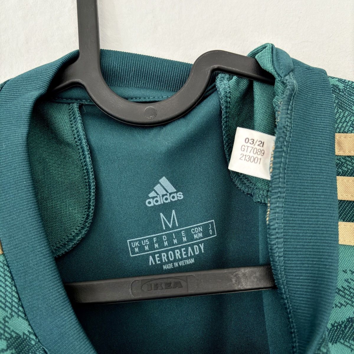 Adidas 2021 2022 Legia Warsaw Baku GAME ISSUE Adidas Soccer Jersey Size US M / EU 48-50 / 2 - 6 Thumbnail