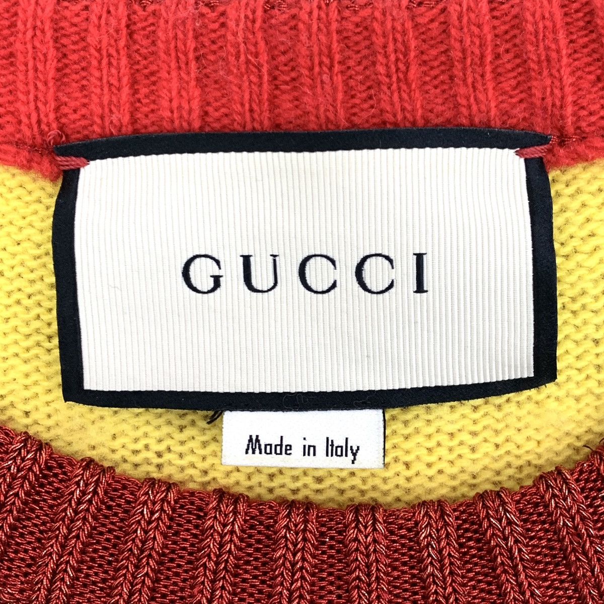 Gucci Gucci Tiger Head Sequin Wool Long Sleeve Knit Sweater K26WX Size M / US 6-8 / IT 42-44 - 6 Thumbnail