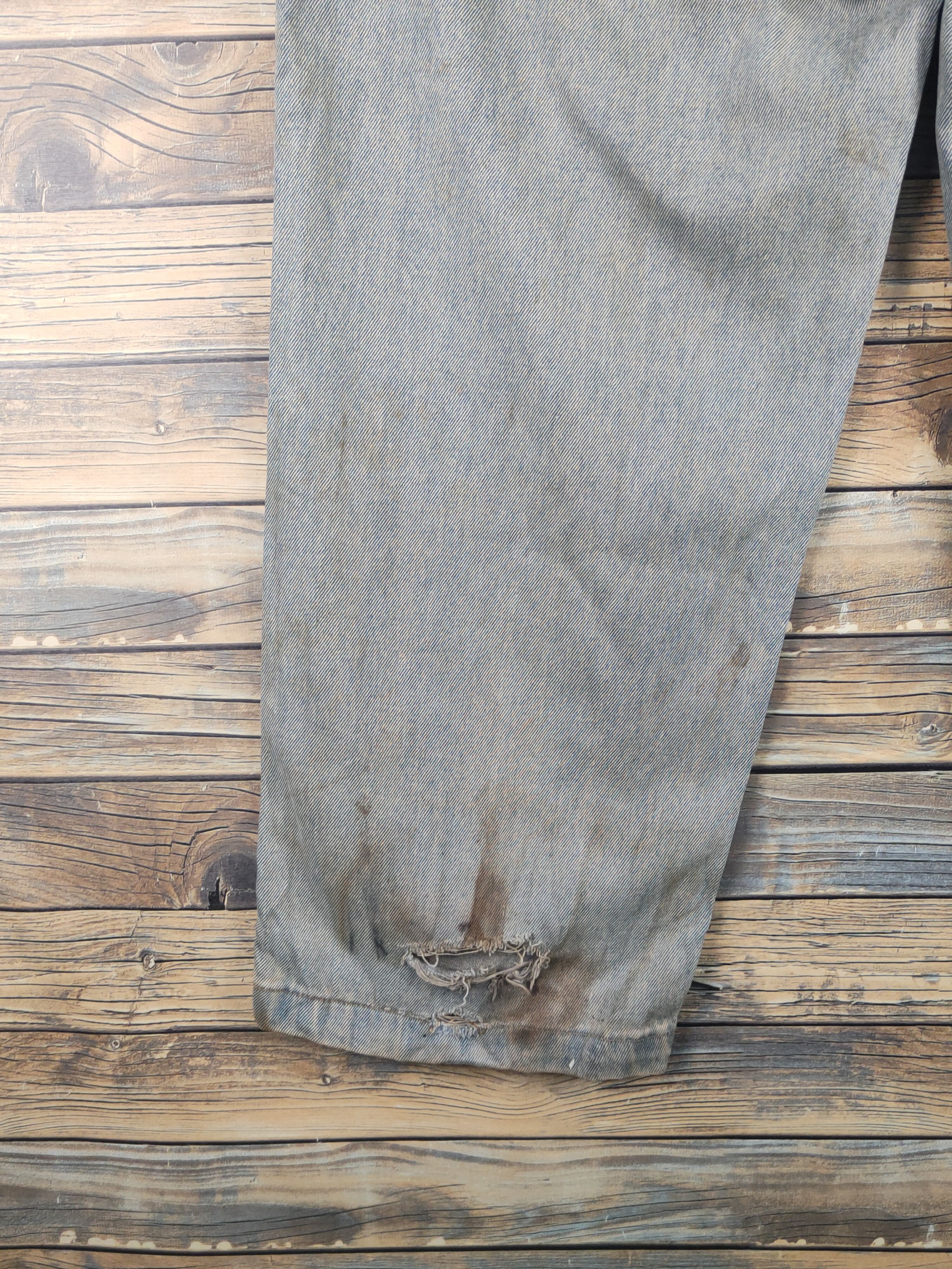 Japanese Brand K.S.B.B Light Blue Faded Distressed Ripped Jeans #W1612 Size US 30 / EU 46 - 11 Thumbnail