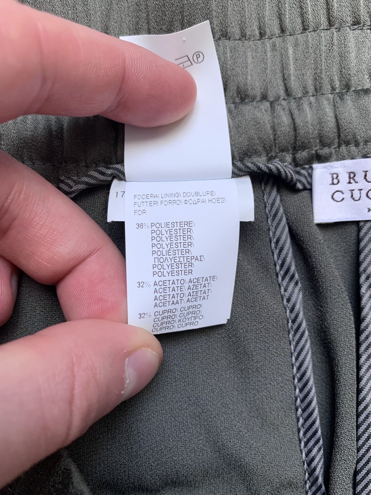 Brunello Cucinelli Brunello Cucinelli Track Stripe Pull-On Silk Pant Size 30" / US 8 / IT 44 - 18 Thumbnail