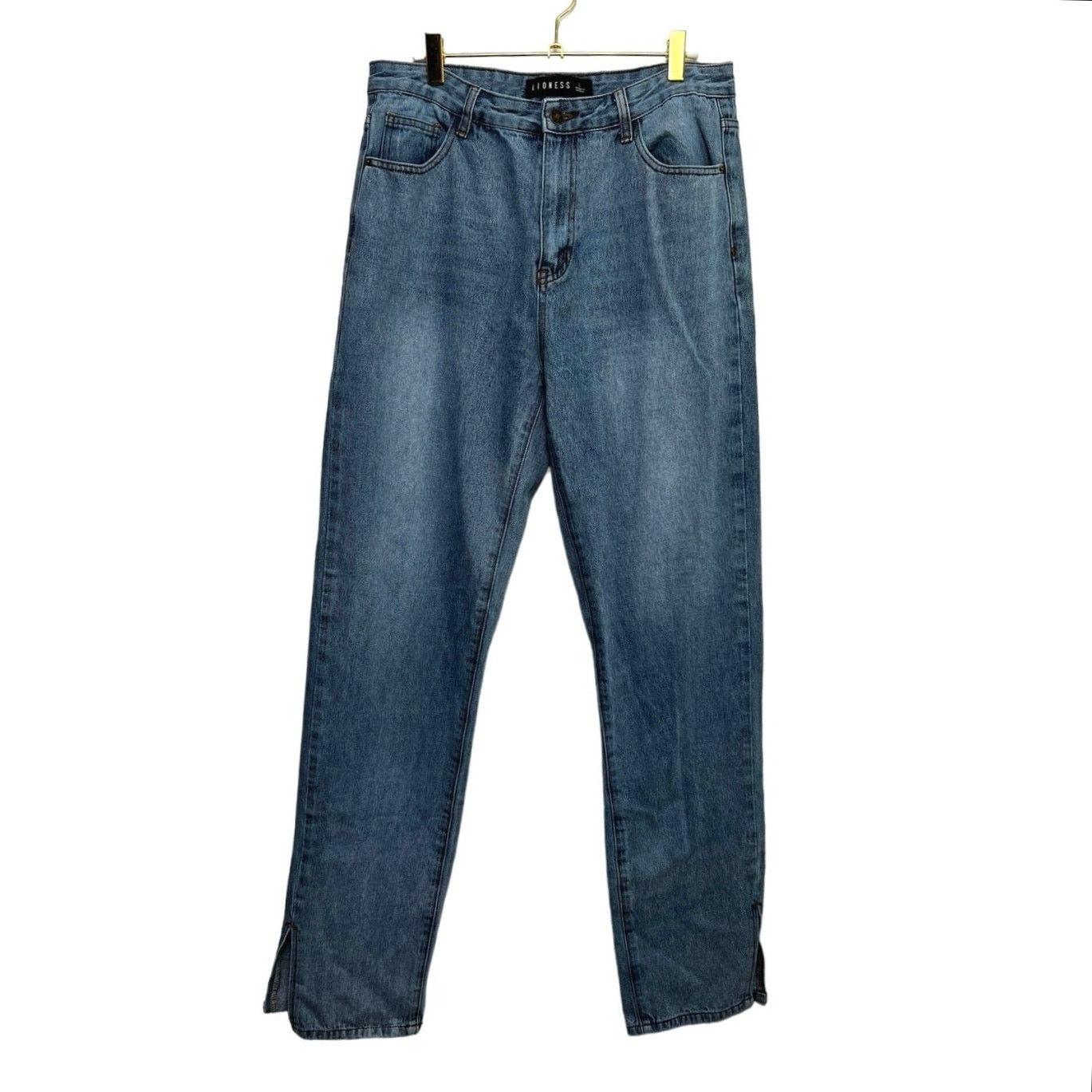 Lioness Lioness Side Slit Straight Leg Jeans/L Size 30" / US 8 / IT 44 - 2 Thumbnail