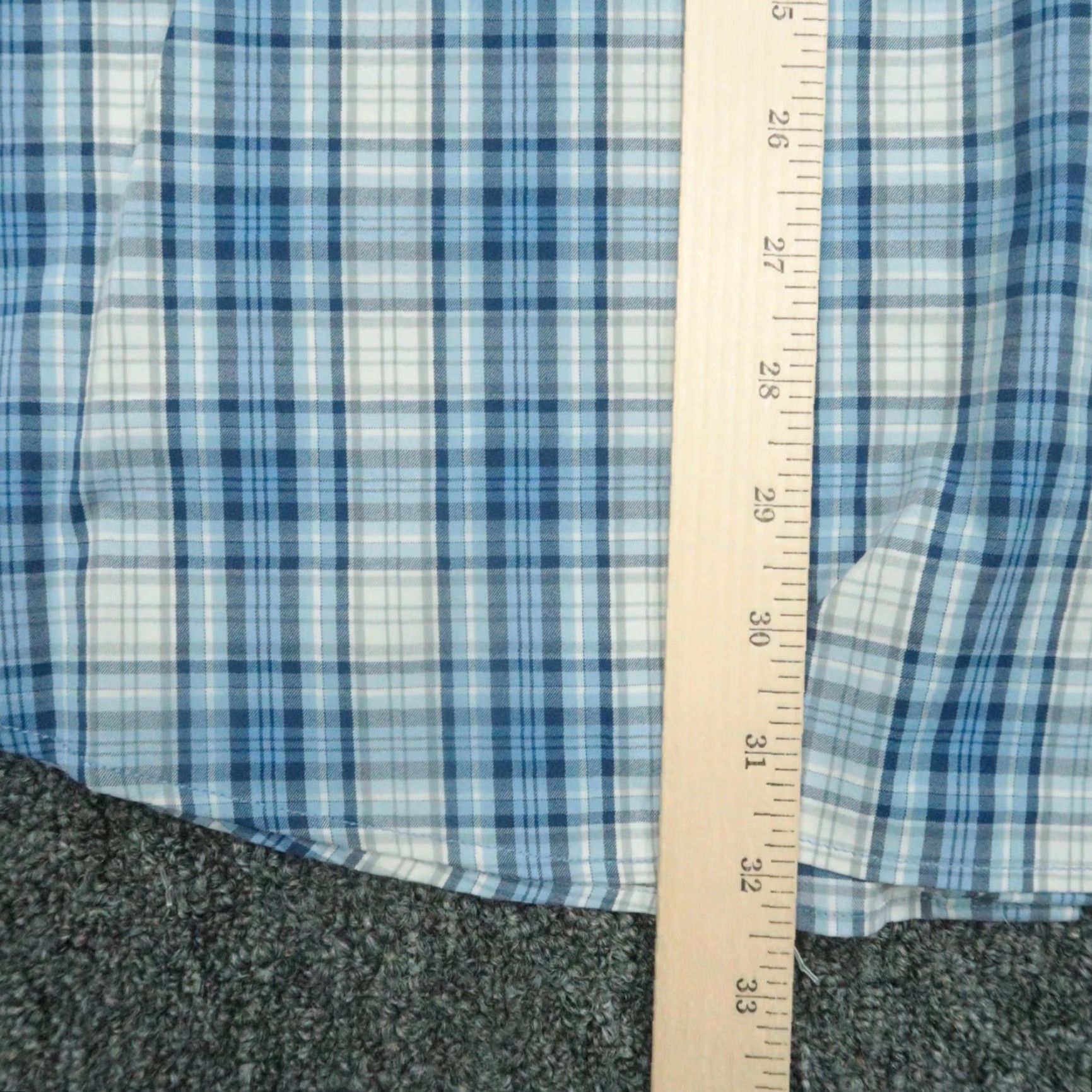 Peter Millar Peter Millar Shirt Men 2XL Blue Plaid Long Sleeve Button Up Casual Shirt Size US XXL / EU 58 / 5 - 7 Thumbnail