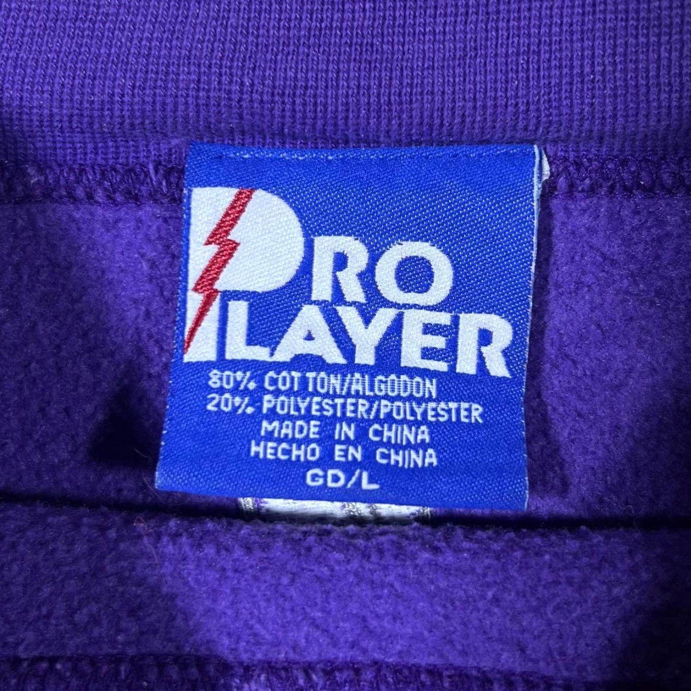 Pro Player VINTAGE Pro Player NBA Toronto Raptors Embroidered Purple Basketball Sweatshirt Large Size US L / EU 52-54 / 3 - 4 Thumbnail