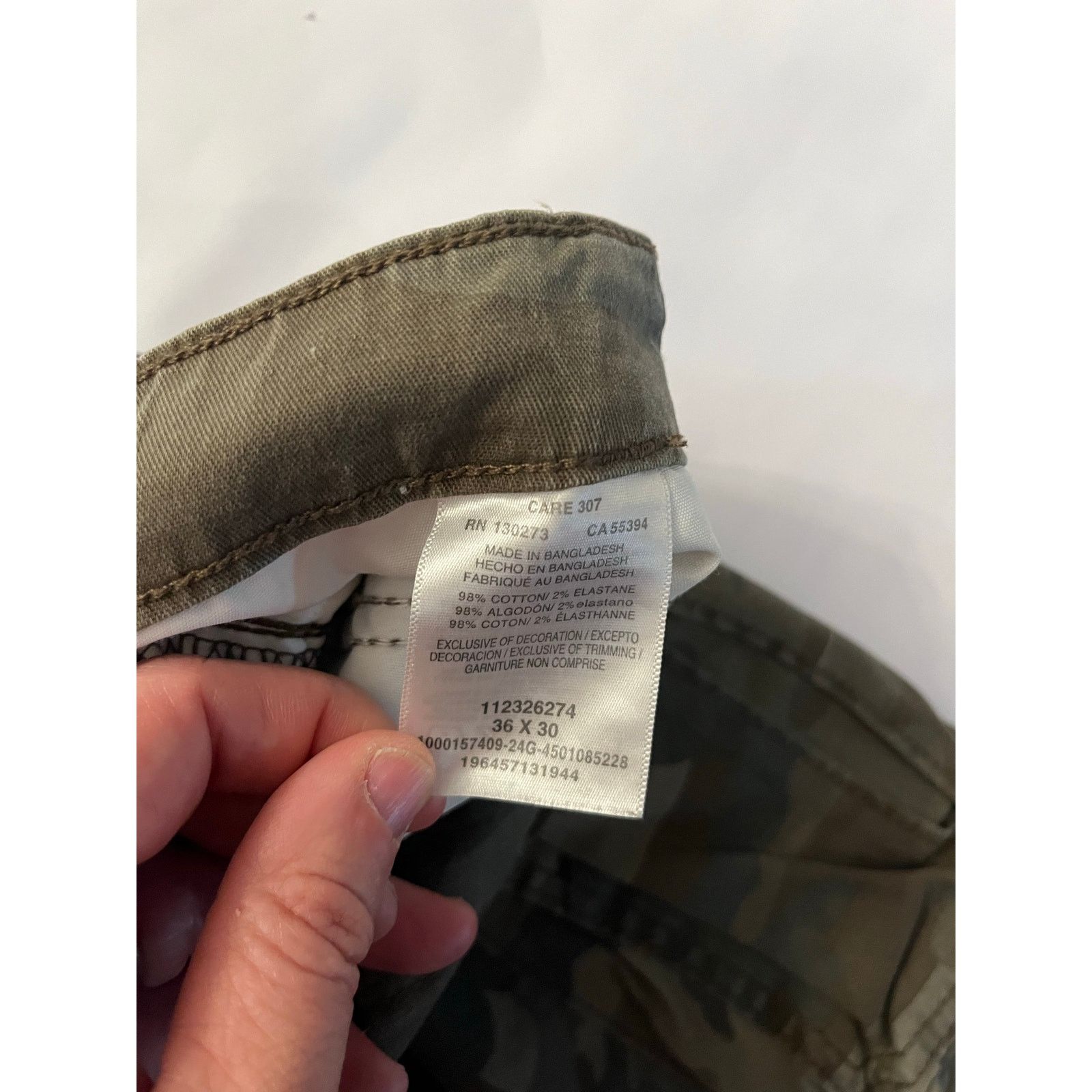 Wrangler Wrangler Mens Regular Taper Cargo Pants Camo Size 36x30 Size US 36 / EU 52 - 7 Thumbnail
