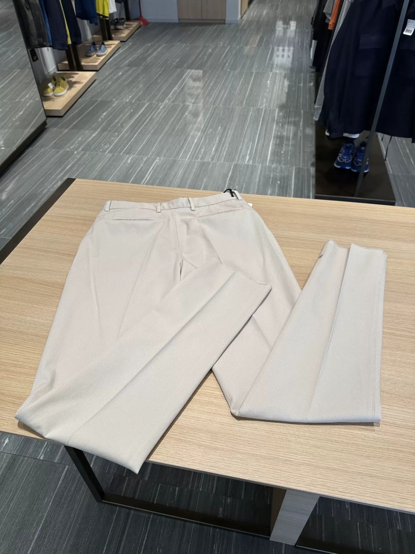 Ermenegildo Zegna Zegna Beige Cotton Casual Trousers Size US 28 / EU 44 - 7 Thumbnail