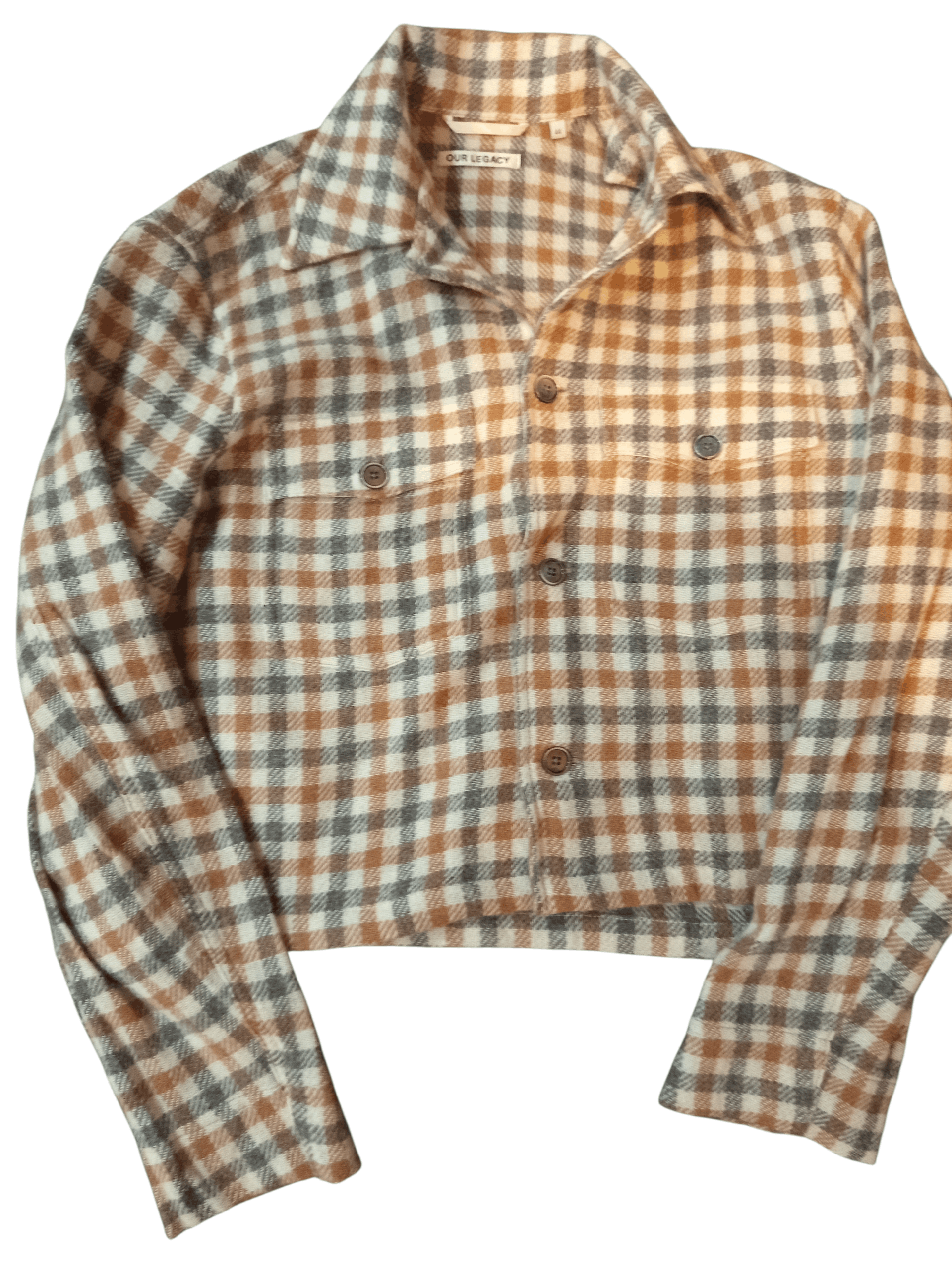 Our Legacy OUR LEGACY Evening Coach Jacket Wool Check Alpaca Size US S / EU 44-46 / 1 - 3 Thumbnail