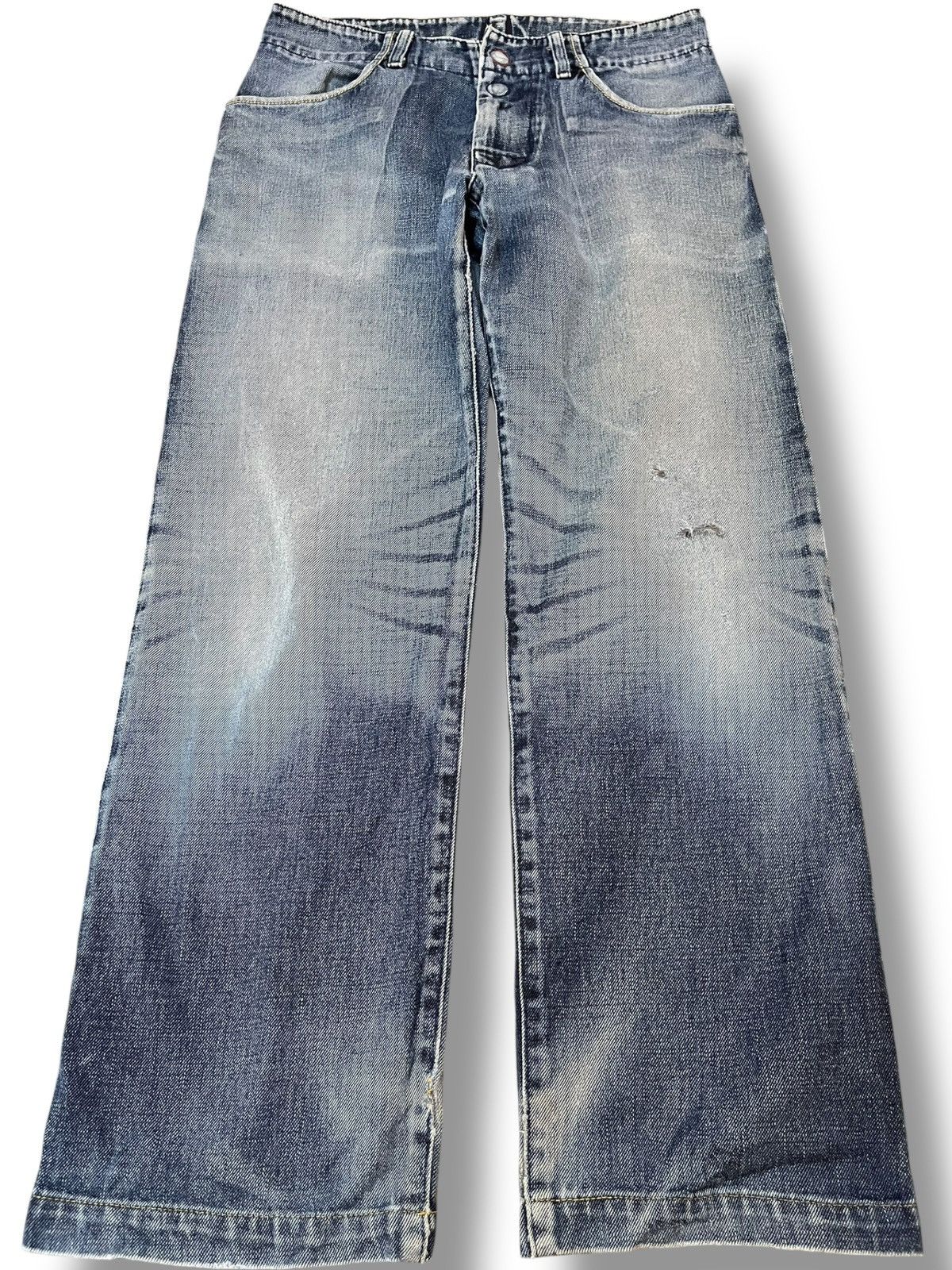 Levi's Vintage Clothing Vintage Levi’s 604 Baggy Wide Leg Denim Size US 31 - 1 Thumbnail